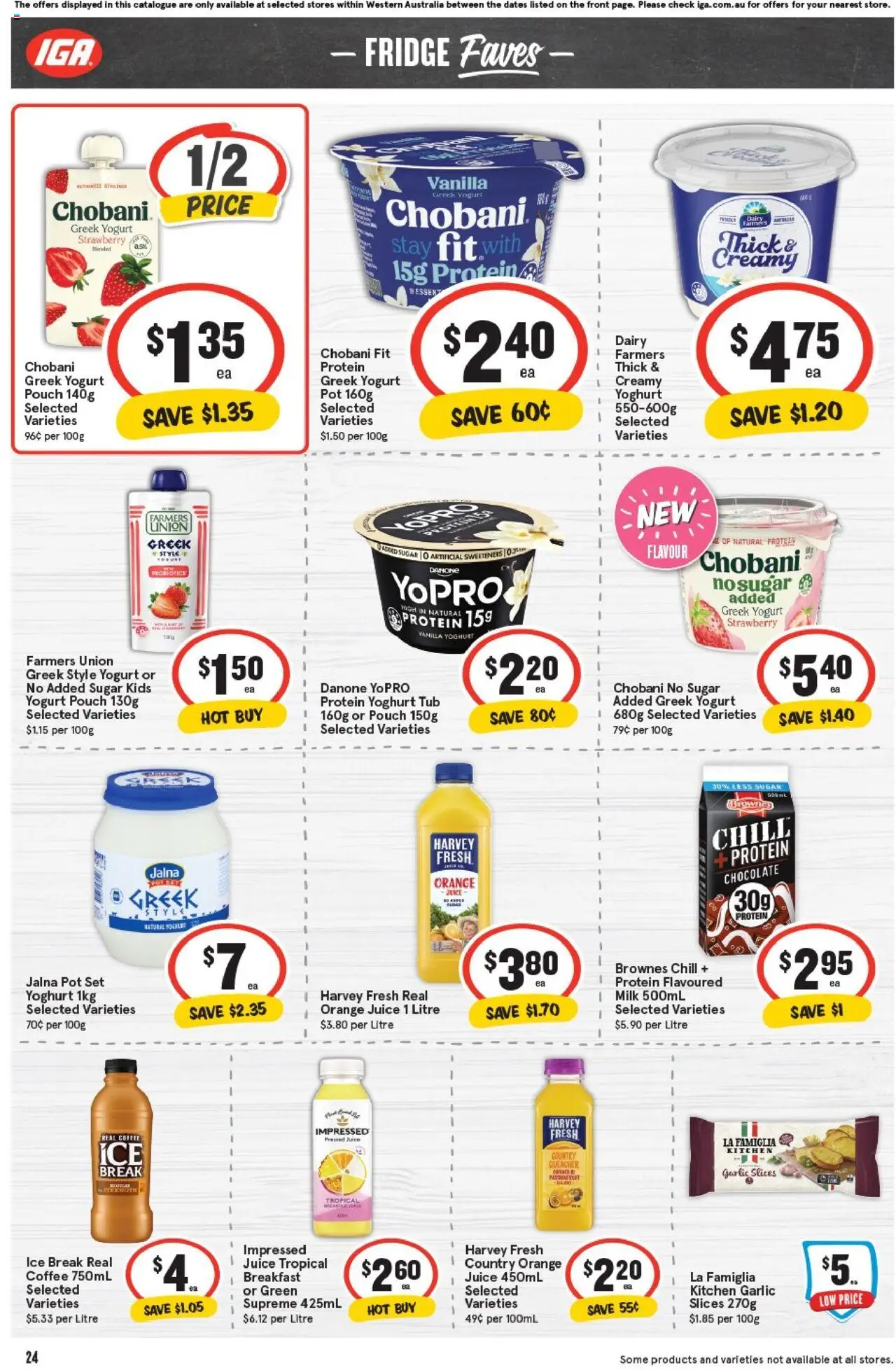 IGA catalogue - valid from 15.10.2025 | Page: 27 | Products: Milk, Dairy, Juice, Garlic