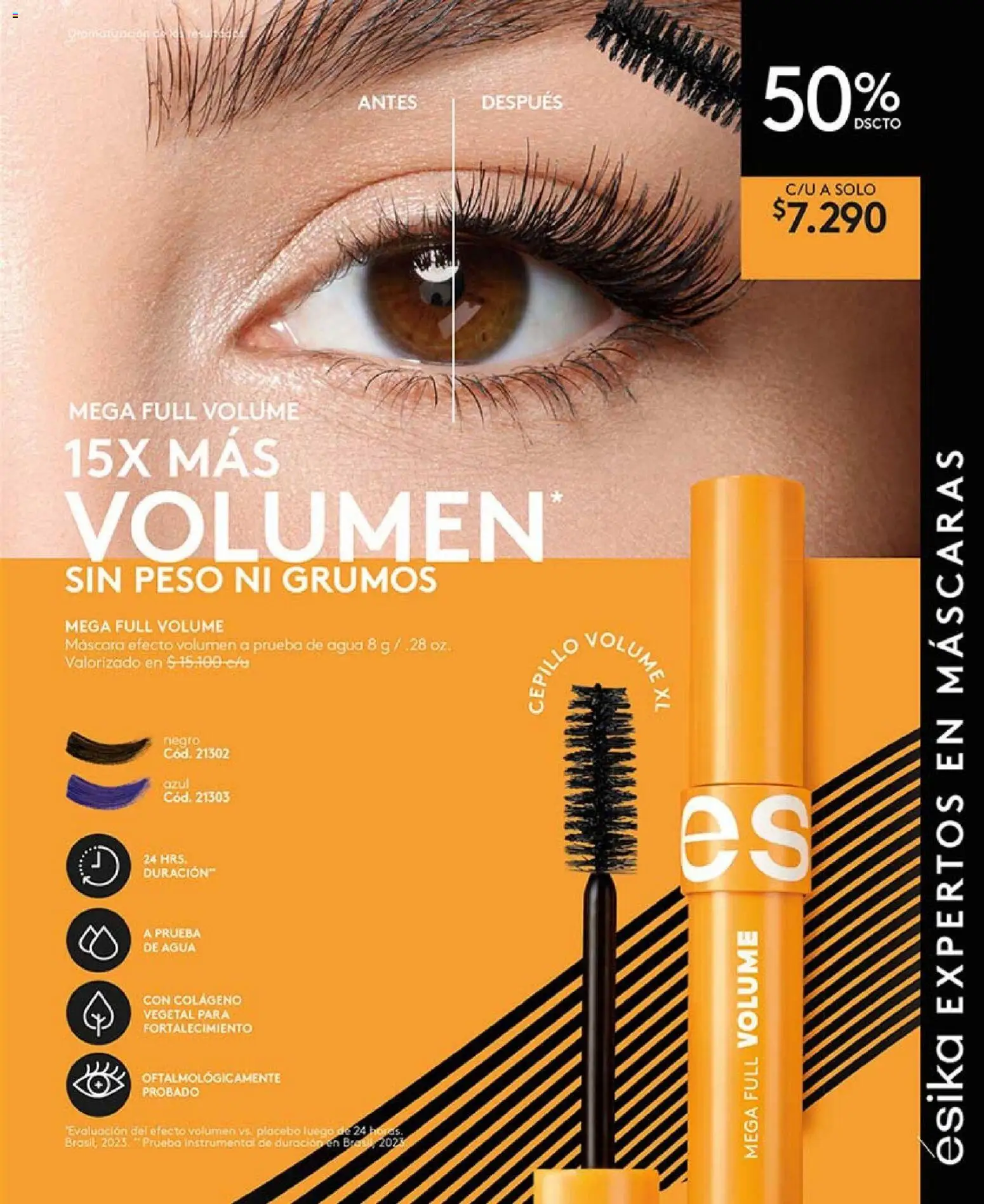 Catálogo Ésika Campaña 1 │ válido desde el 01.01.2026 | Página: 61 | Productos: Agua, Peso, Cepillo, Máscara