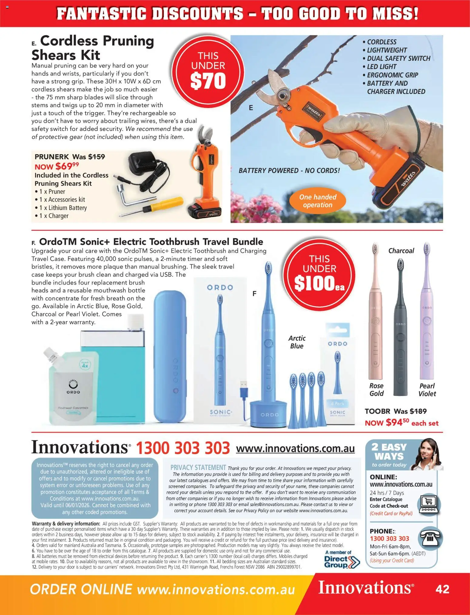 Innovations catalogue - valid from 09.12.2025 | Page: 7 | Products: Battery, Mouthwash, Mobile, Electric toothbrush
