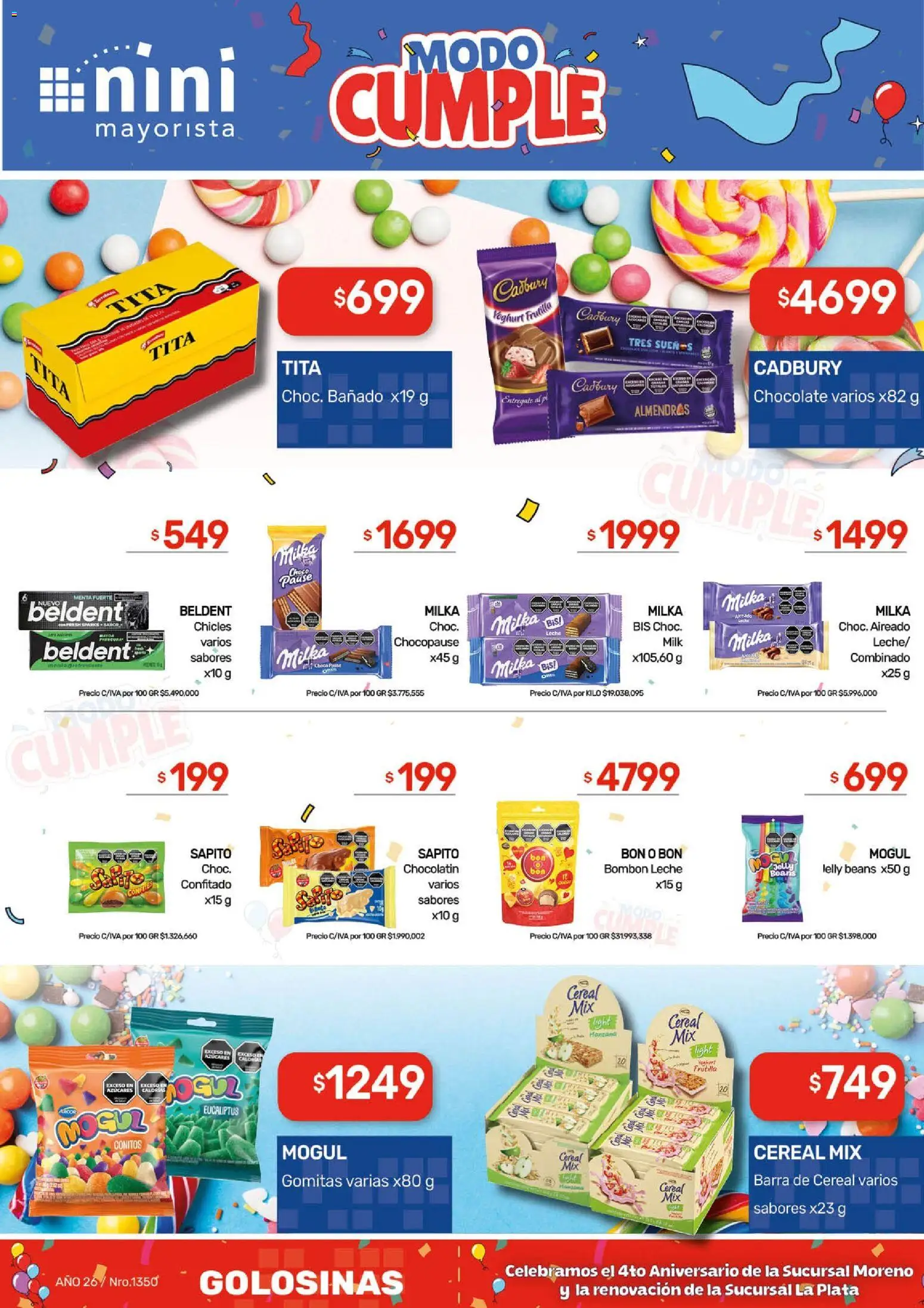 NINI Mayorista - Ofertas │ válido desde el 09.03.2026 | Página: 31 | Productos: Almendras, Fuente, Leche, Chocolate