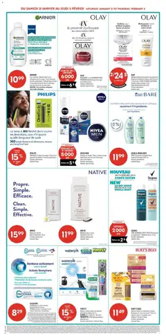 Preview of Pharmaprix weekly flyer / circulaire from shop Pharmaprix valid from 30.01.2026 | Page: 13 | Products: Shampoo, Toothpaste, Toilette, Battery