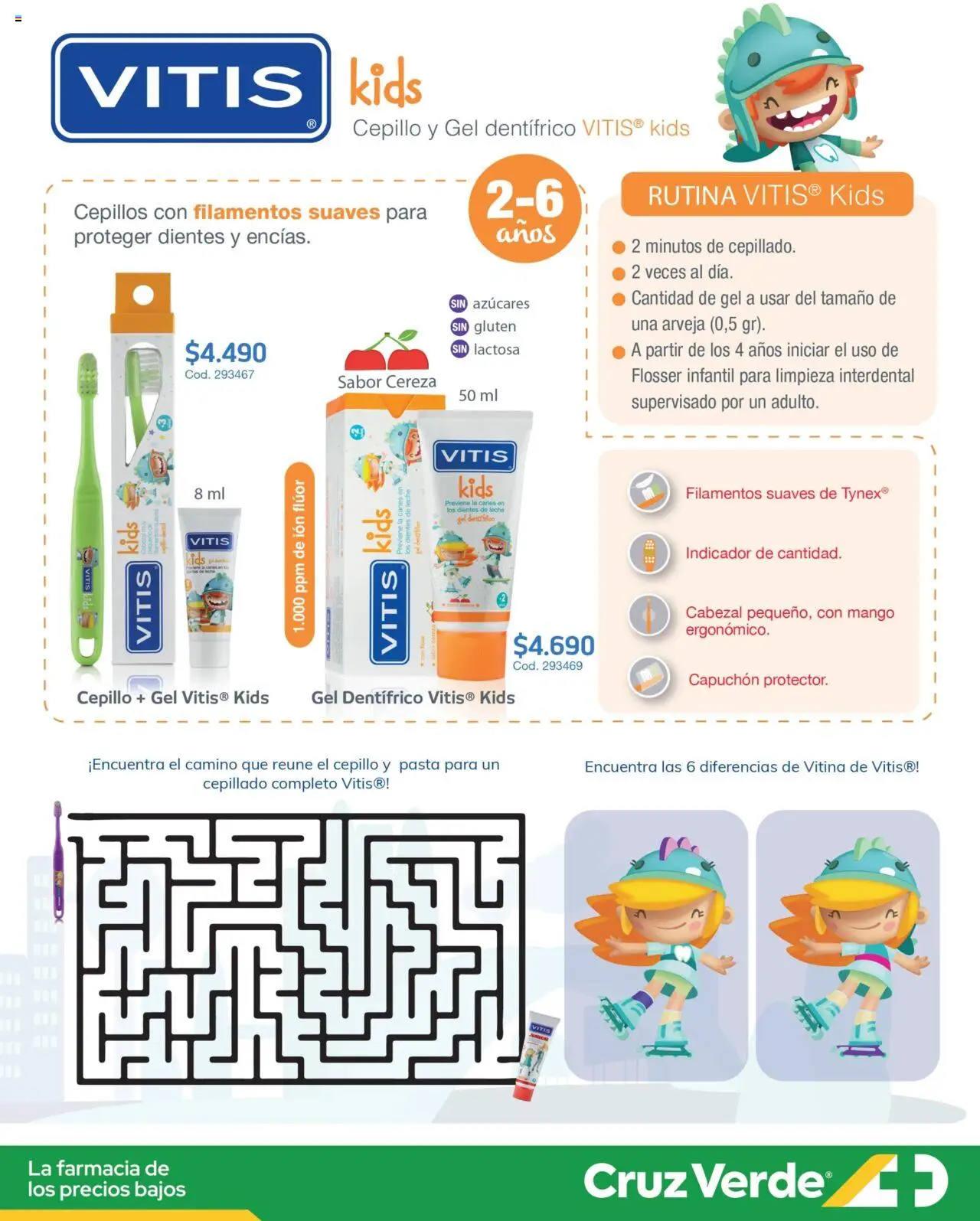 Bucal Día del Niño Cruz Verde │ válido desde el 01.08.2025 | Página: 3 | Productos: Arveja, Cepillo, Leche, Pasta