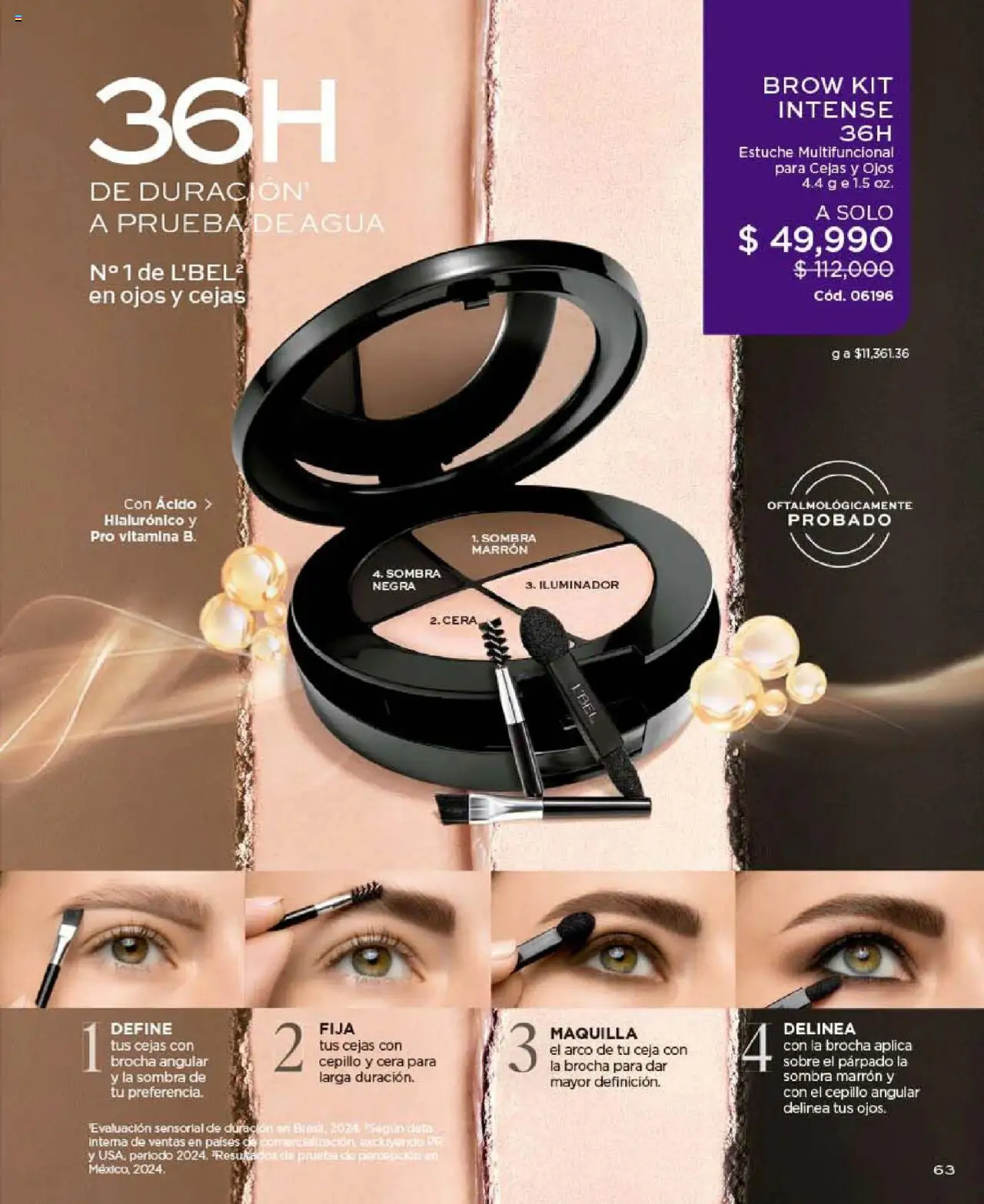L'Bel revista - valida desde el 24.09.2025 | Página: 63 | Productos: Brocha, Sobre, Cera, Cepillo