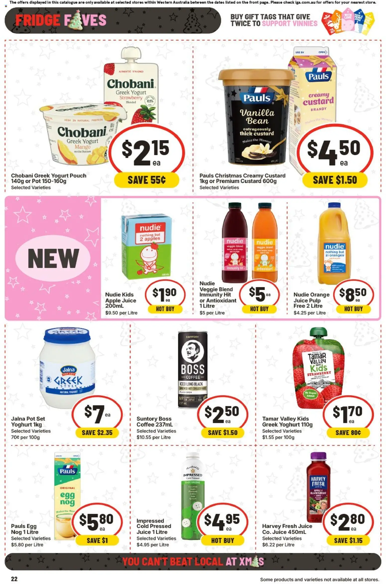 IGA catalogue - valid from 26.11.2025 | Page: 25 | Products: Yoghurt, Coffee, Mango, Fridge