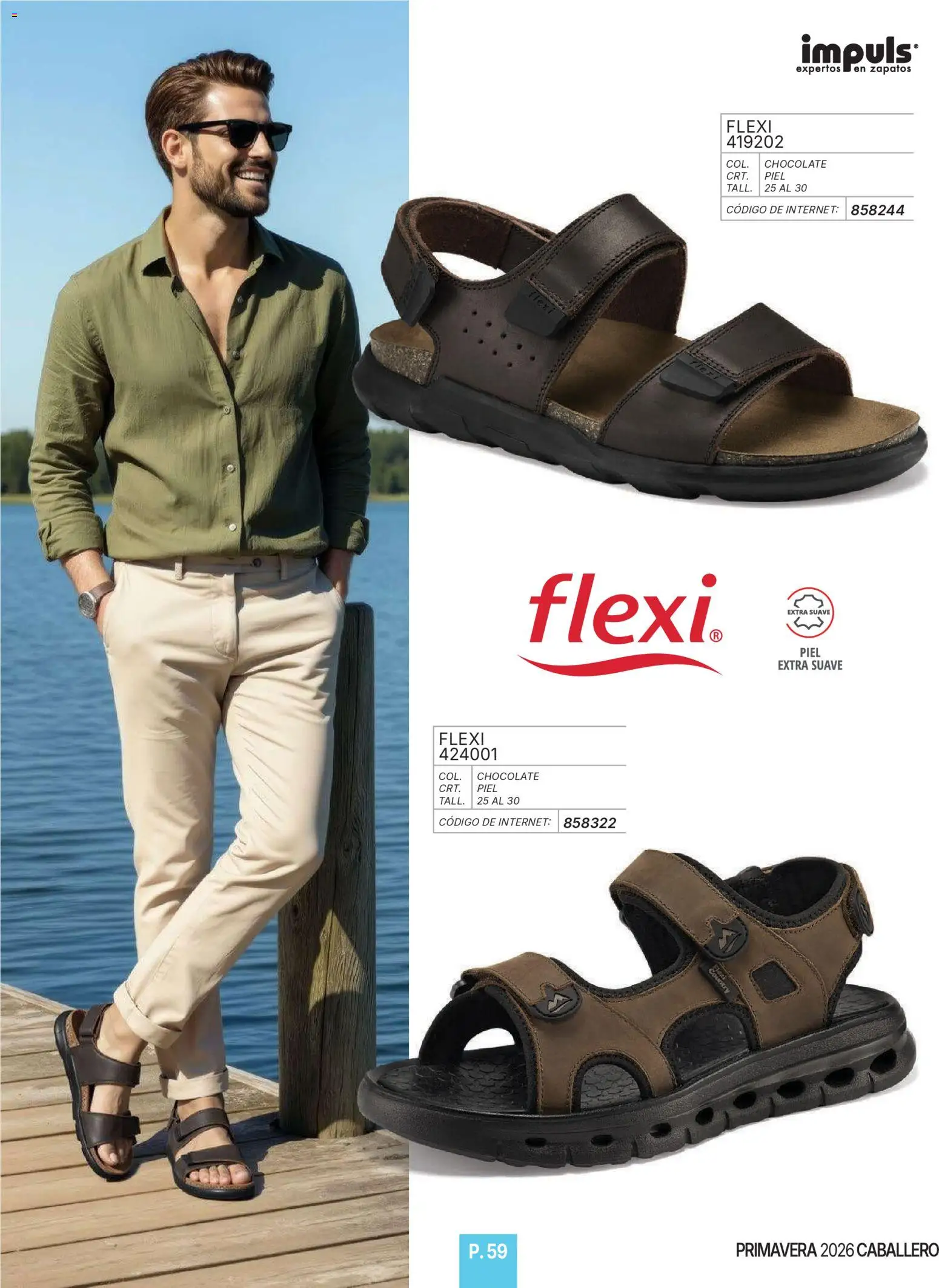 Nuevas ofertas de Impuls válidas en toda la República Mexicana desde el 01.01.2026. ¡Encuentra las mejores ofertas en Impuls catálogo Caballero! | Página: 61 | Productos: Zapatos, Chocolate