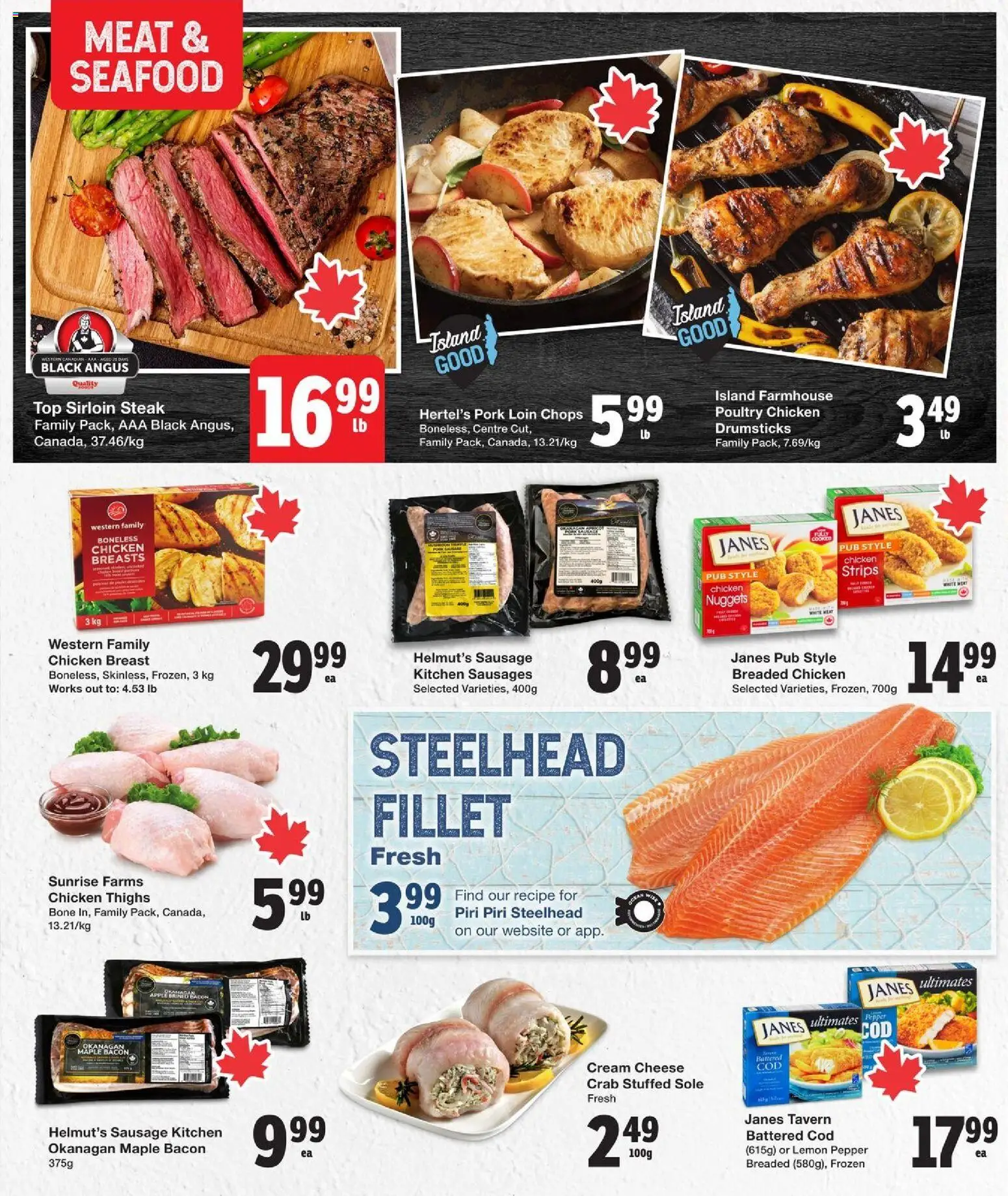 Quality Foods flyer valid from 15.01.2026 | Page: 4 | Products: Cream, Cheese, Chicken, Pork