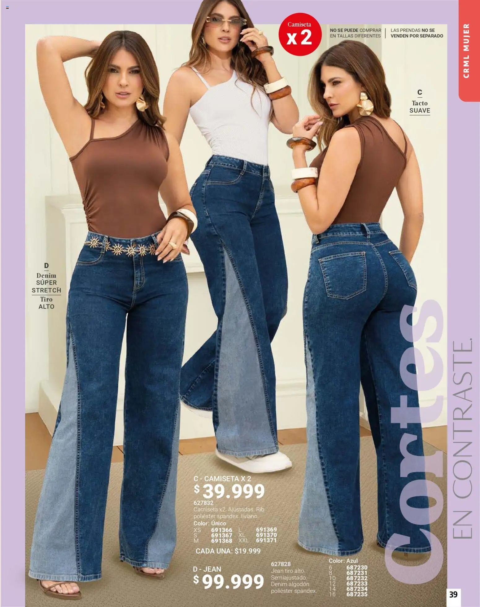 Carmel revista - valida desde el 01.02.2026 | Página: 39 | Productos: Algodón, Jean, Camiseta