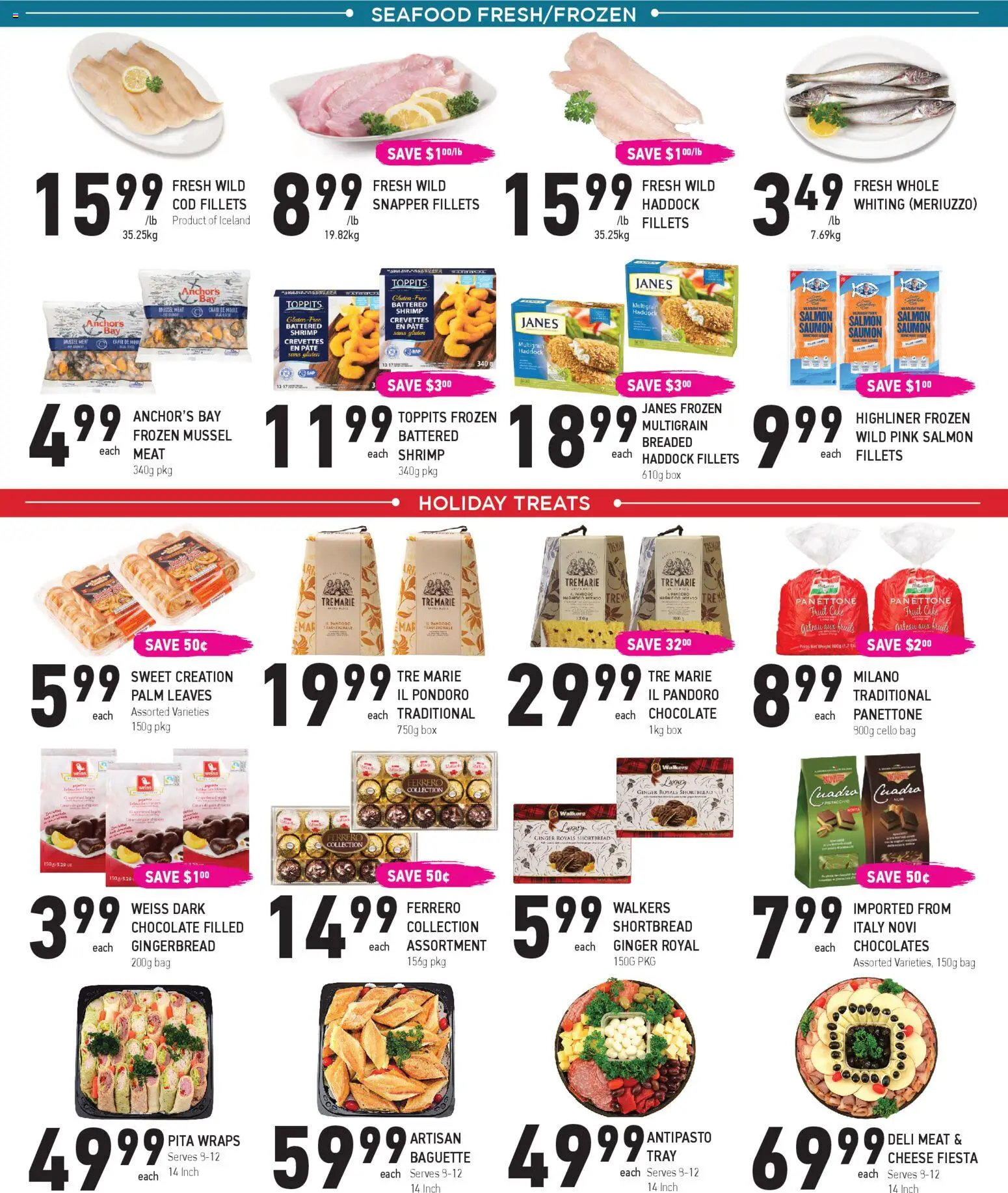 Coppas Fresh Market flyer valid from 11.12.2025 | Page: 4 | Products: Bag, Box, Cheese, Chocolate