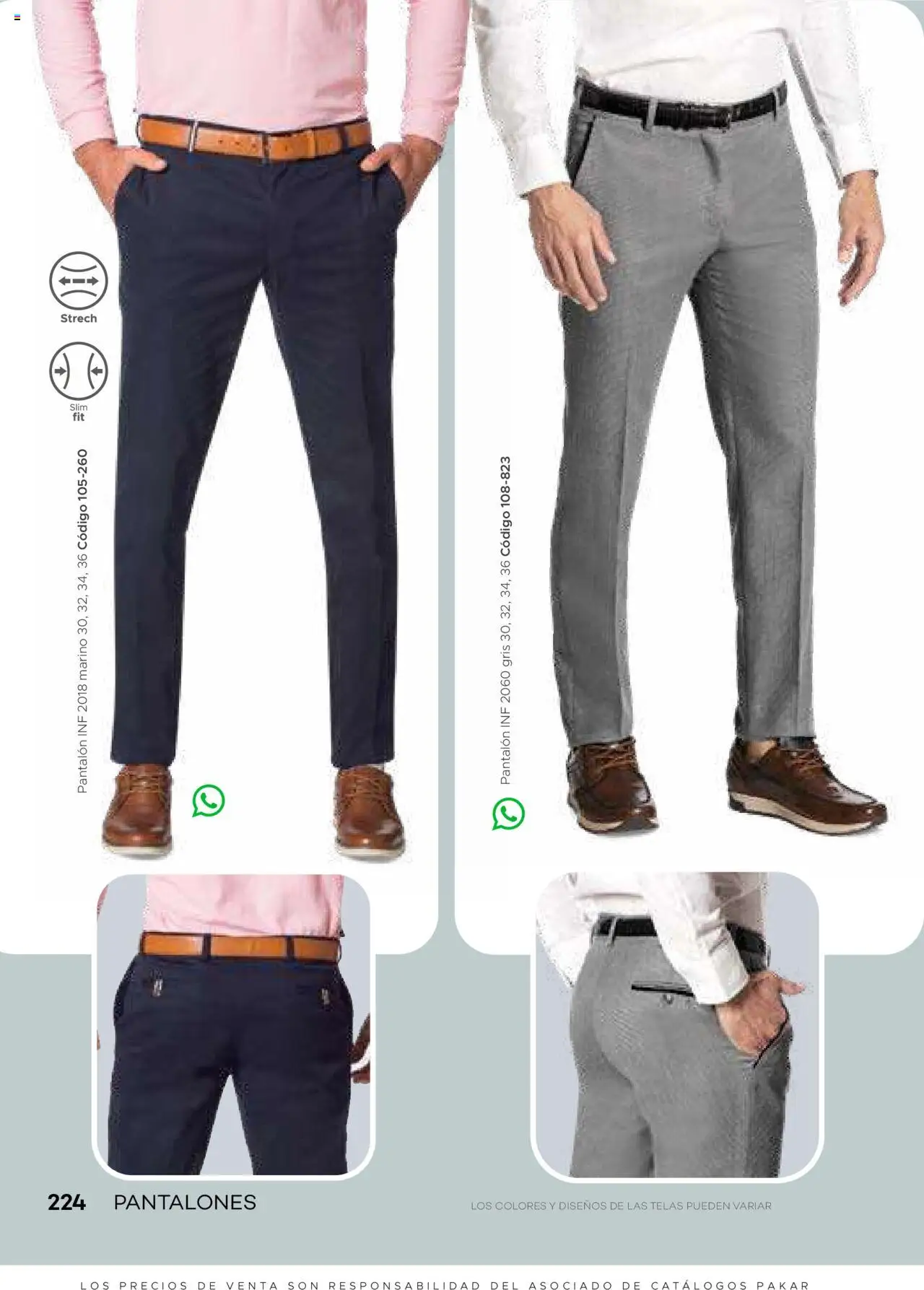 Nuevas ofertas de SC Pakar válidas en toda la República Mexicana desde el 31.01.2025. ¡Encuentra las mejores ofertas en SC Pakar catálogo Ropa! | Página: 224 | Productos: Pantalones