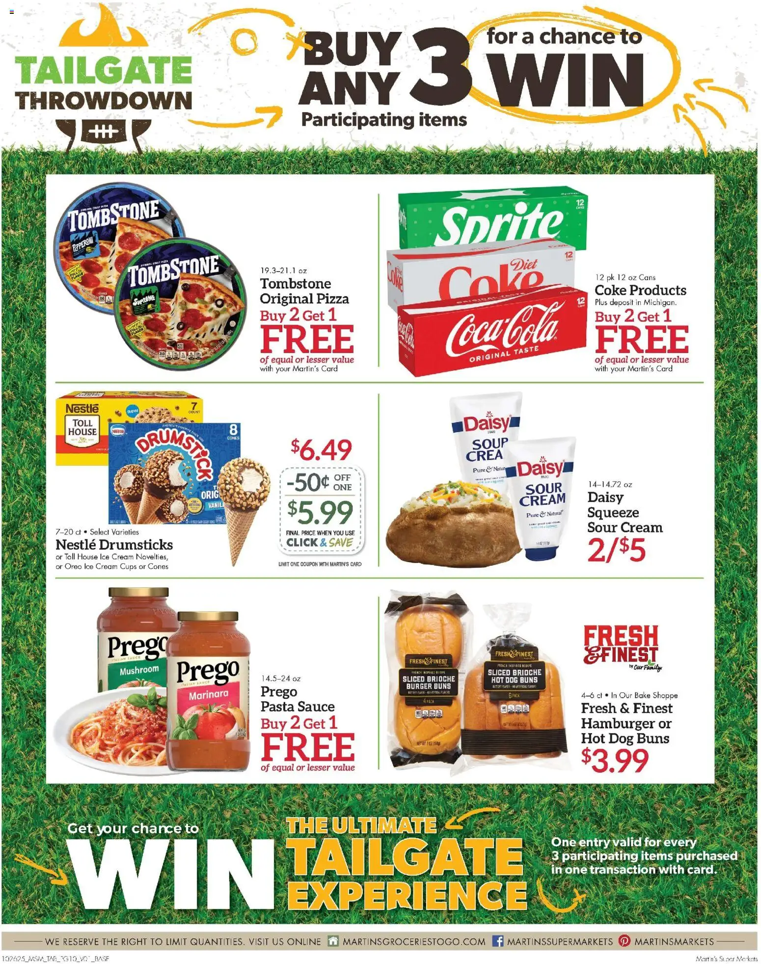 Martin’s Weekly Ad - valid from 26.10.2025 | Page: 10 | Products: Pizza, Sour cream, Cream, Ice cream