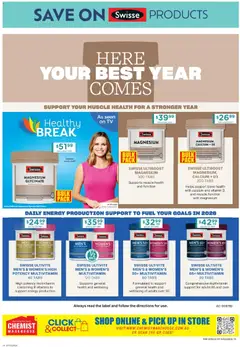 Preview of Chemist Warehouse Catalogue - valid from 15.01.2026 | Page: 15 | Products: Tv, Multivitamin, Tablets, Vitamin