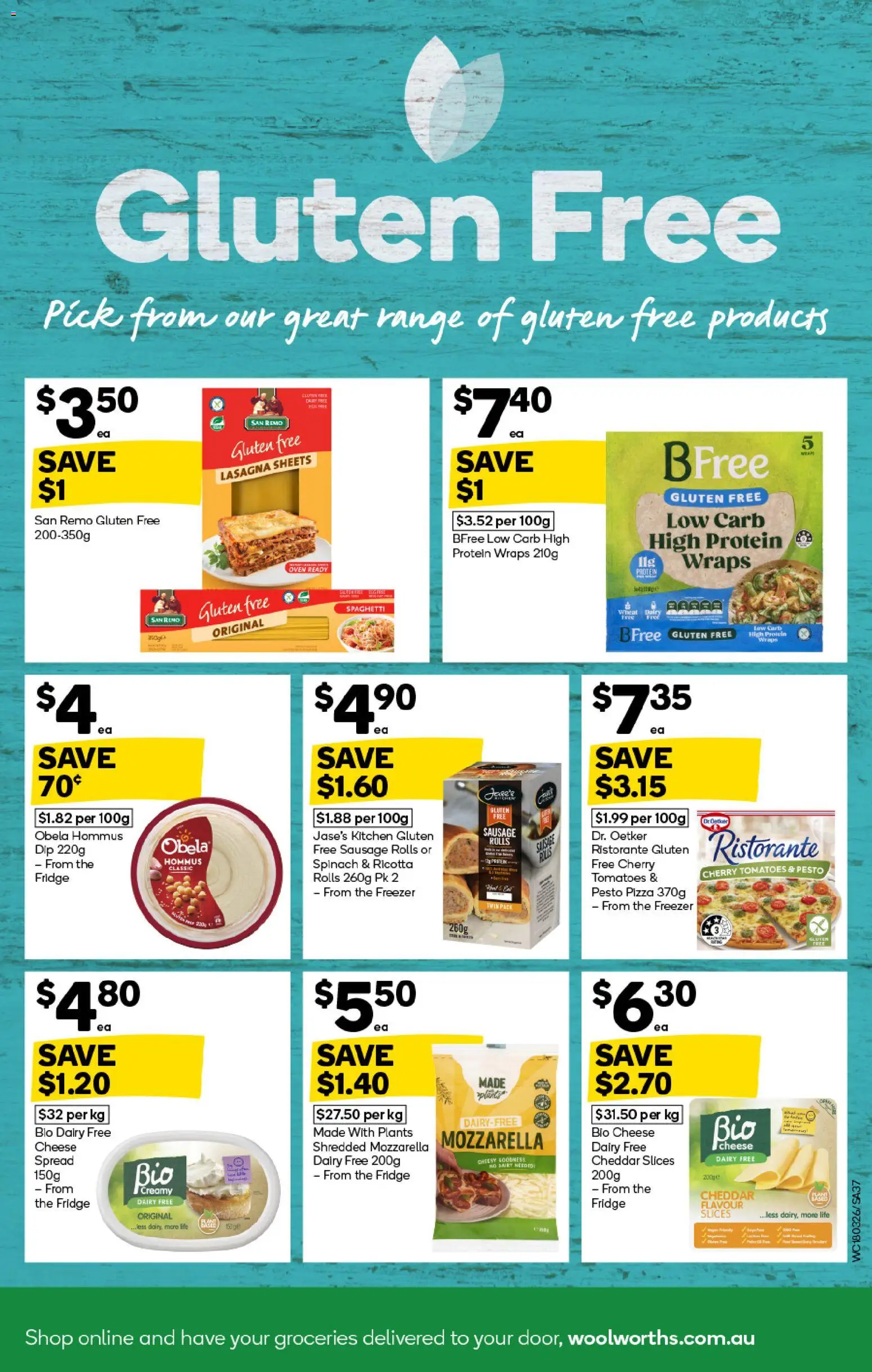 Woolworths catalogue - valid from 18.03.2026 | Page: 37 | Products: Cheese, Pizza, Fridge, Oven