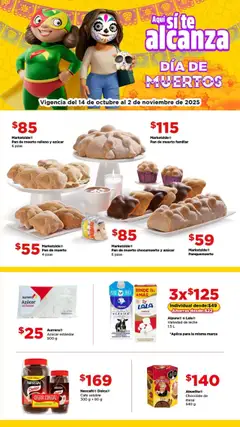 Vista previa de Bodega Aurrerá folleto Día de Muertos, nuevo folleto de la tienda, válido en México a partir del 14.10.2025