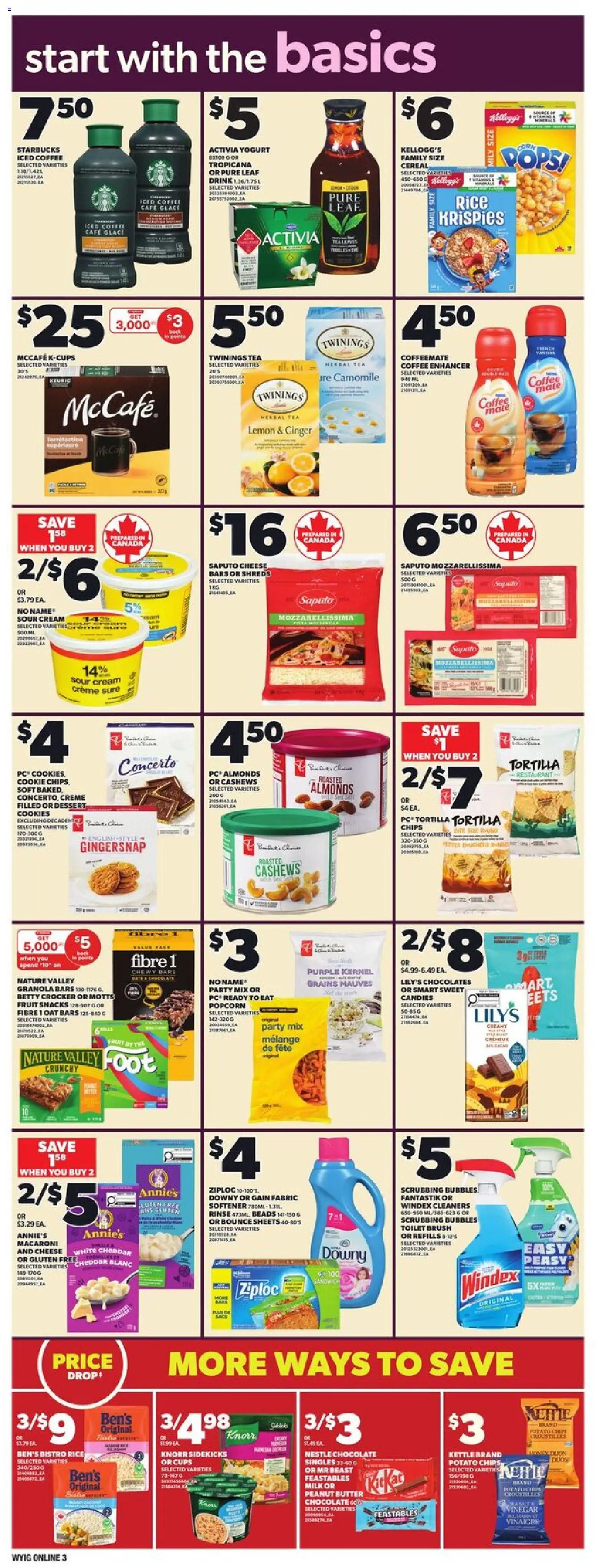 Loblaws flyer valid from 11.12.2025 | Page: 11 | Products: Tea, Chips, Cream, Brush