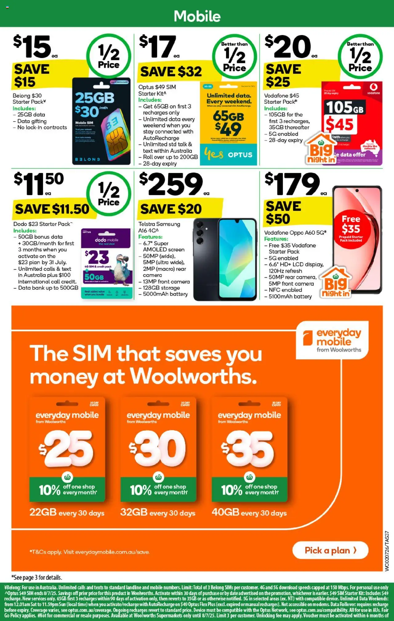 Woolworths catalogue - valid from 02.07.2025 | Page: 39 | Products: Battery, Date, Device, Cable