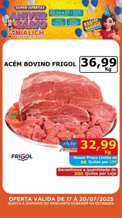 Mialich Supermercados - Ofertas da semana - Pré-Visualização do folheto da loja Mialich Supermercados, válido de 17.07.2025