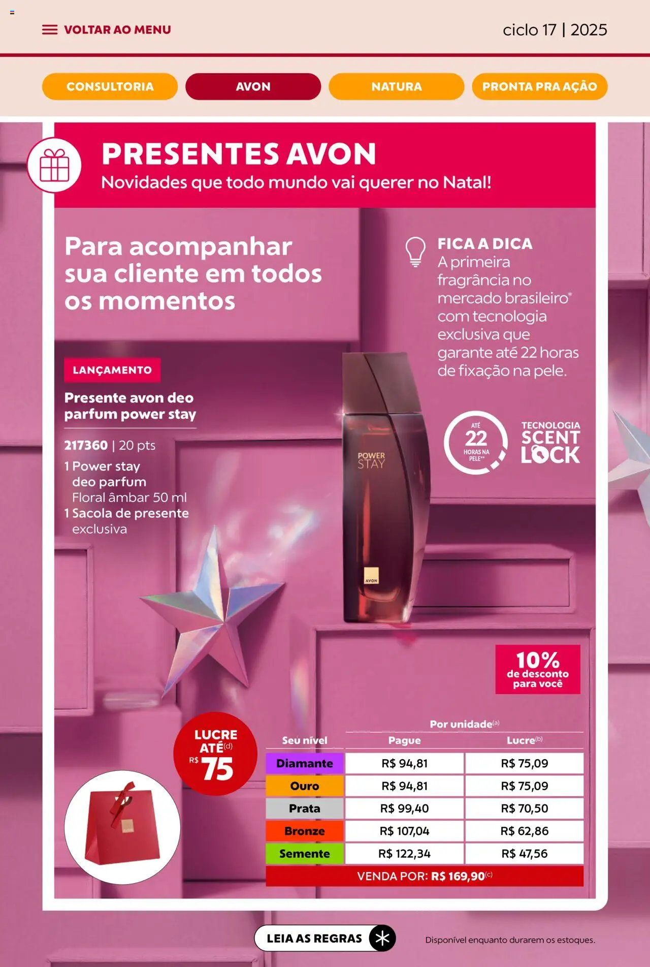 Avon Folheto - válido de 07.10.2025 | Página: 8 | Produtos: Fragrância