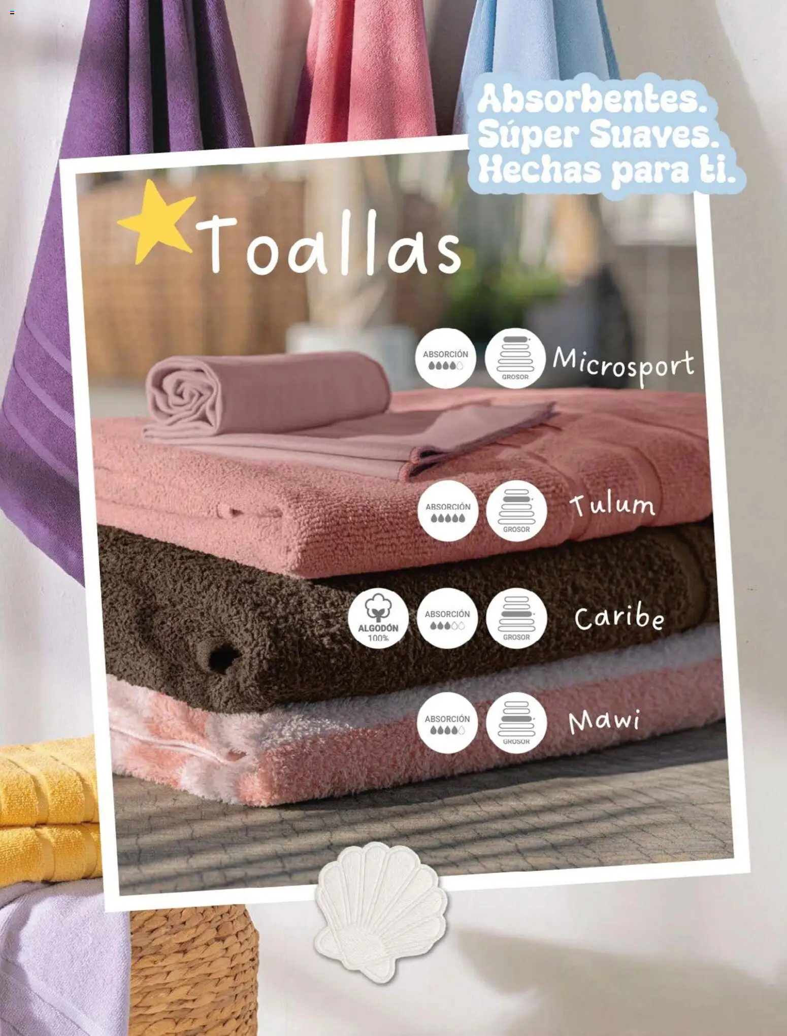 Nuevas ofertas de Vianney válidas en toda la República Mexicana desde el 23.01.2026. ¡Encuentra las mejores ofertas en Vianney catálogo Chavos! | Página: 151 | Productos: Algodón, Toallas