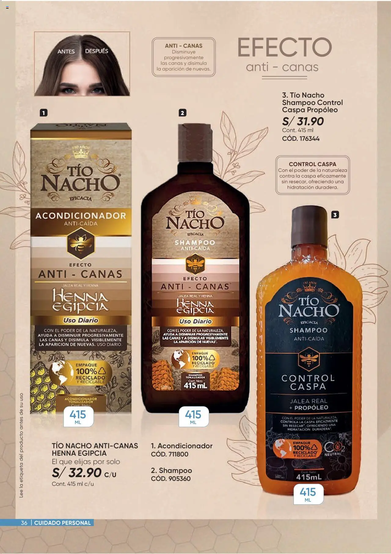 Catálogo Azzorti válido desde 15.09.2025 | Página: 36 | Productos: Shampoo, Acondicionador, Empaque