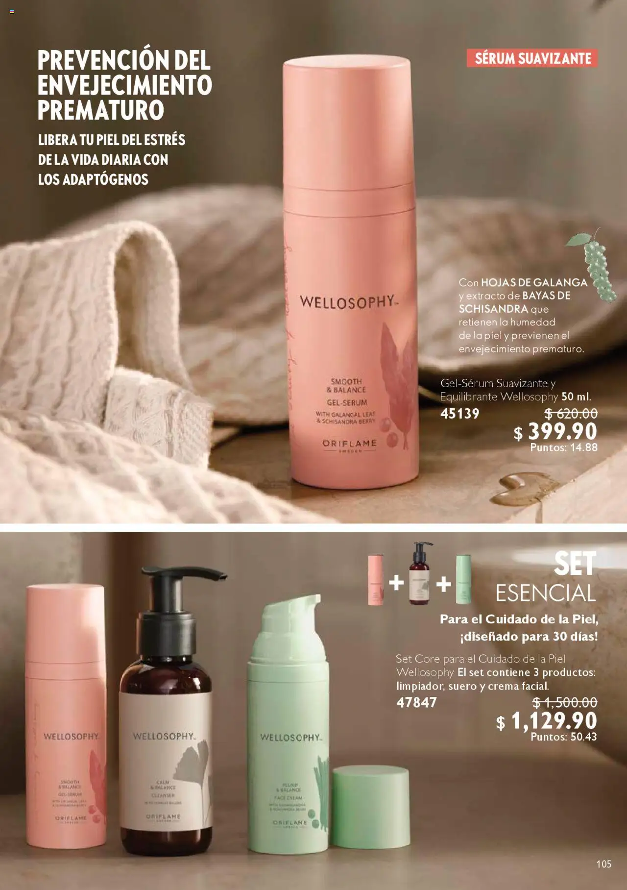 Nuevas ofertas de Oriflame válidas en toda la República Mexicana desde el 04.10.2025. ¡Encuentra las mejores ofertas en Oriflame - Campaña 14 2025! | Página: 105 | Productos: Serum, Crema, Suavizante