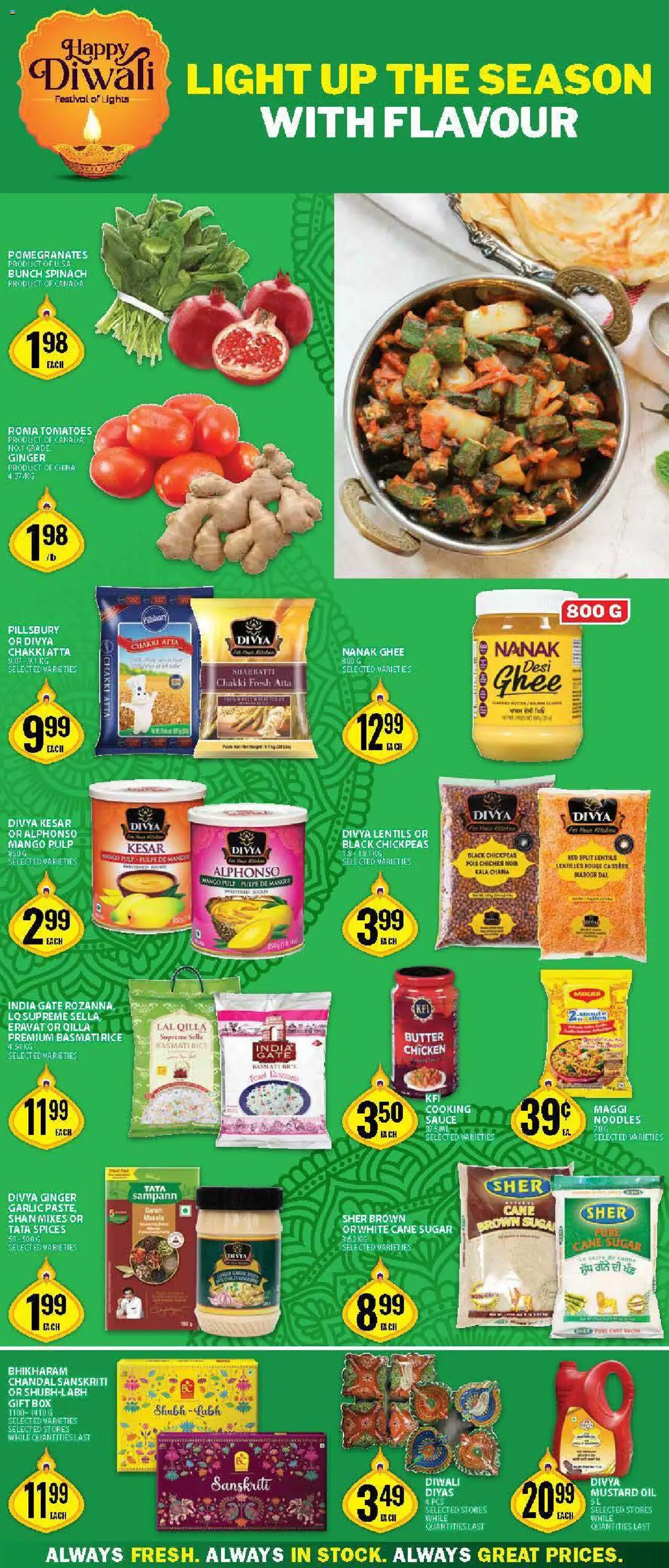 Food Basics flyer valid from 16.10.2025 | Page: 2 | Products: Noodles, Oil, Chicken, Tomatoes