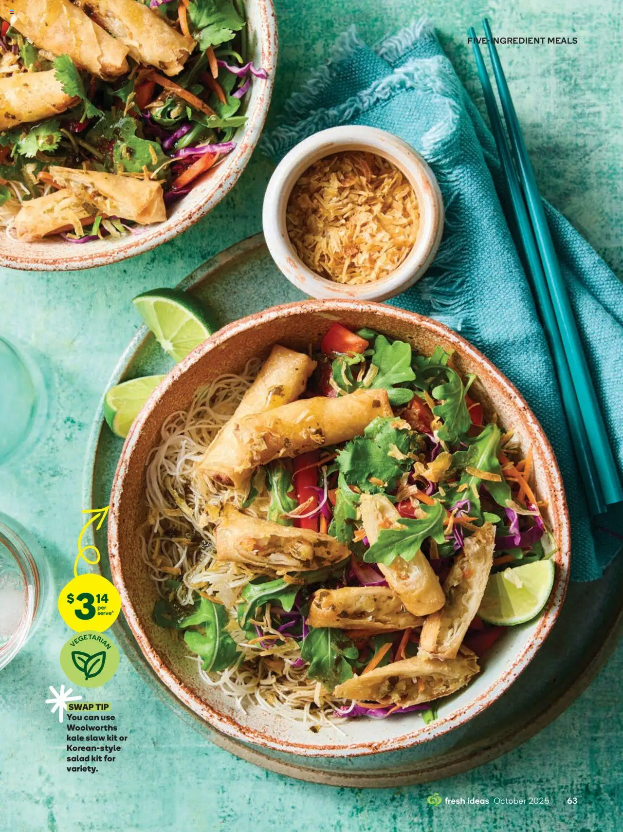 Woolworths catalogue - valid from 01.10.2025 | Page: 63 | Products: Kale, Salad