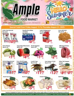Preview of Ample Food Market weekly flyer / circulaire from shop Ample Food Market valid from 15.08.2025