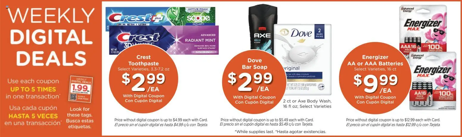 Smith's Weekly Ad - ID - valid from 17.12.2025 | Page: 3 | Products: Axe, Soap, Toothpaste, Bar Soap