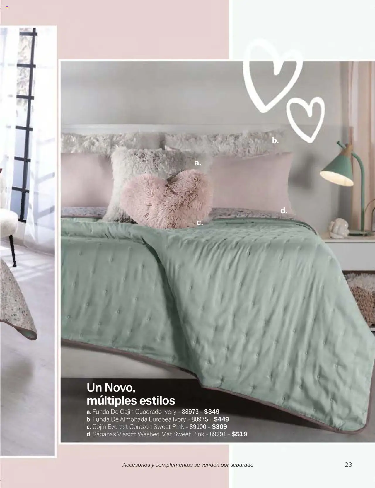 Nuevas ofertas de Vianney válidas en toda la República Mexicana desde el 24.01.2025. ¡Encuentra las mejores ofertas en Vianney catálogo Chavos! | Página: 25 | Productos: Funda, Funda de almohada, Almohada, Sabanas