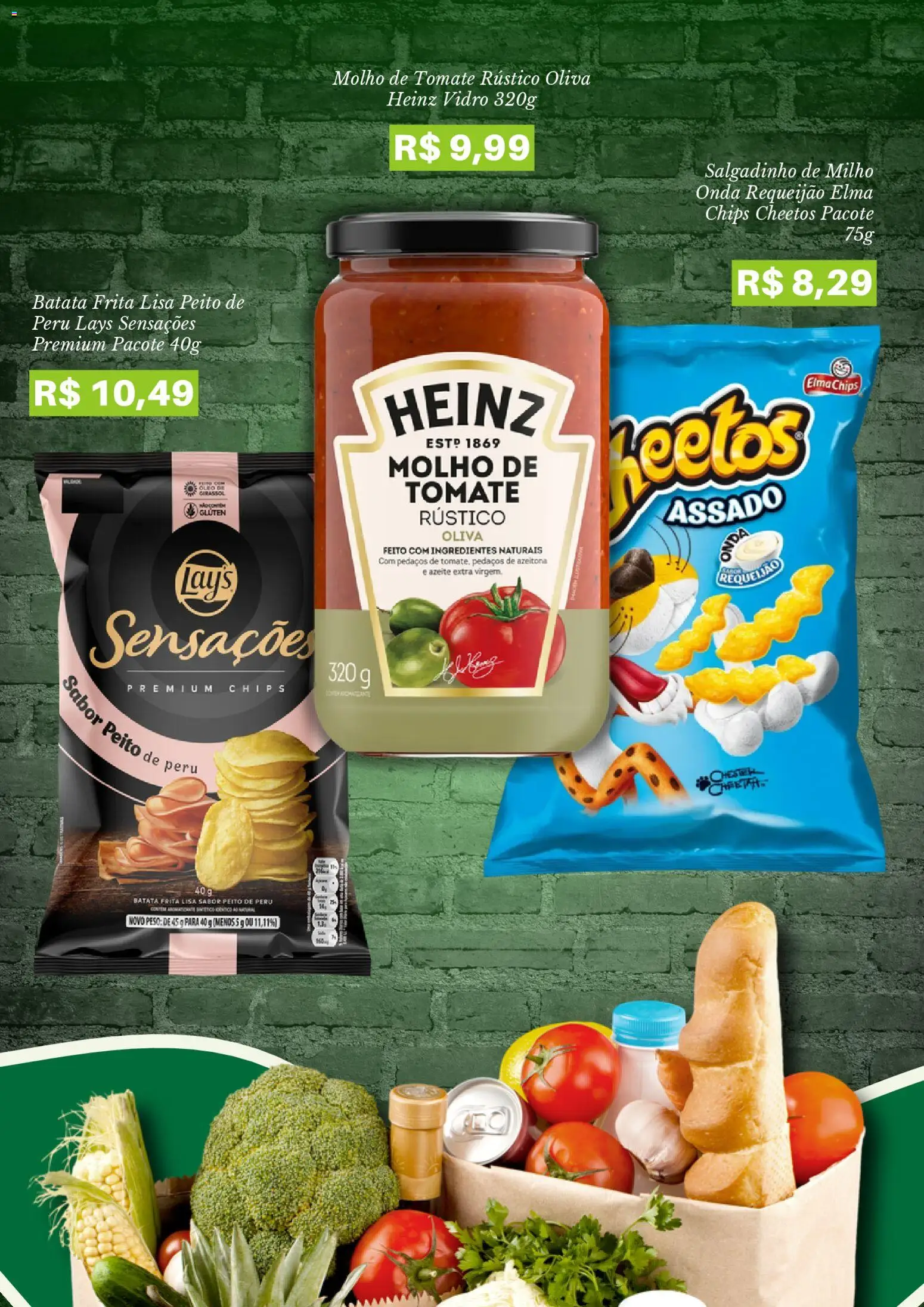 Pão de Açúcar Folheto - válido de 16.03.2026 | Página: 4 | Produtos: Molho de tomate, Elma Chips, Cheetos, Batata frita