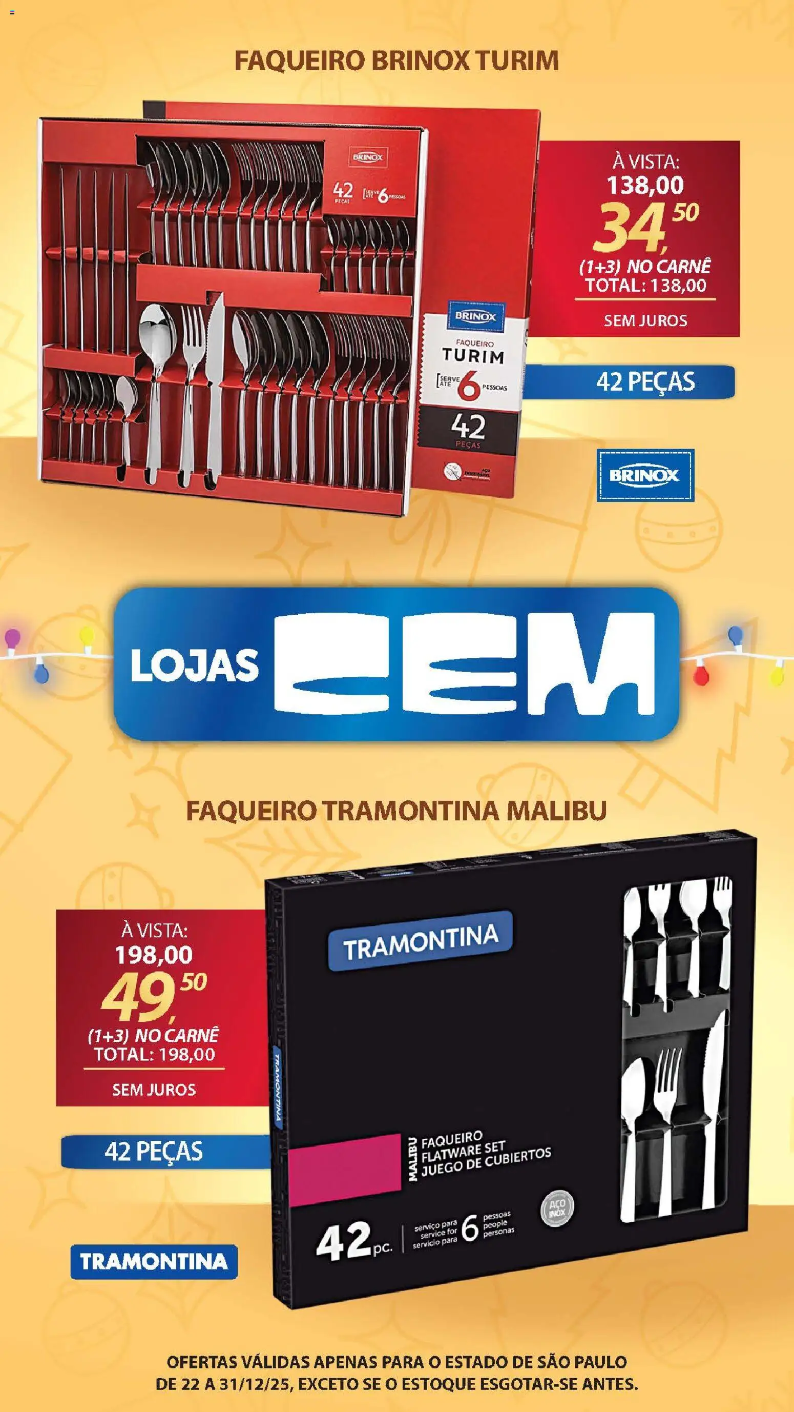 Lojas Cem Folheto - válido de 22.12.2025 | Página: 72 | Produtos: Carne