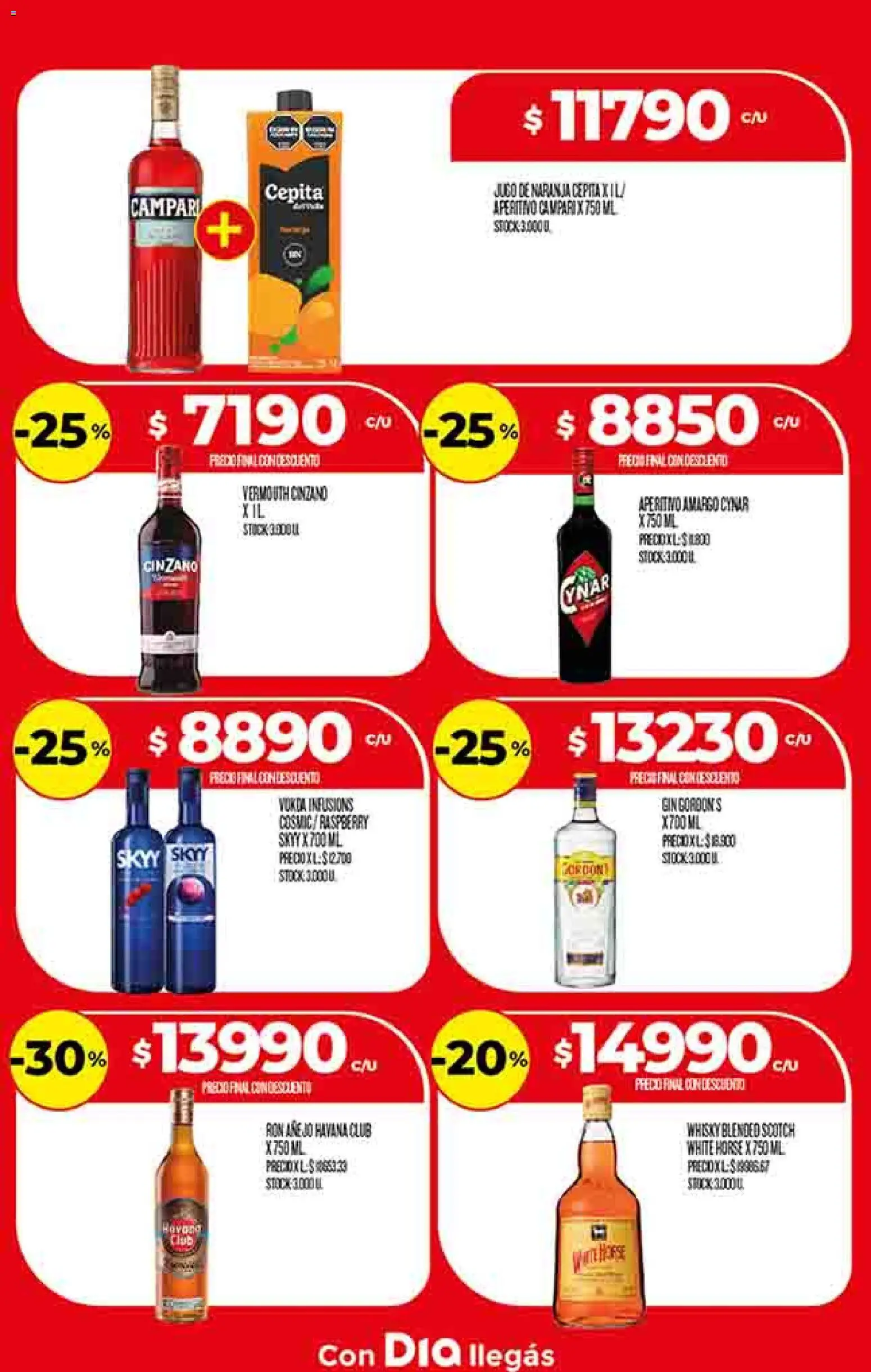 Dia - Ofertas - Salta y Jujuy │ válido desde el 08.04.2026 | Página: 23 | Productos: Whisky, Gin, Jugo