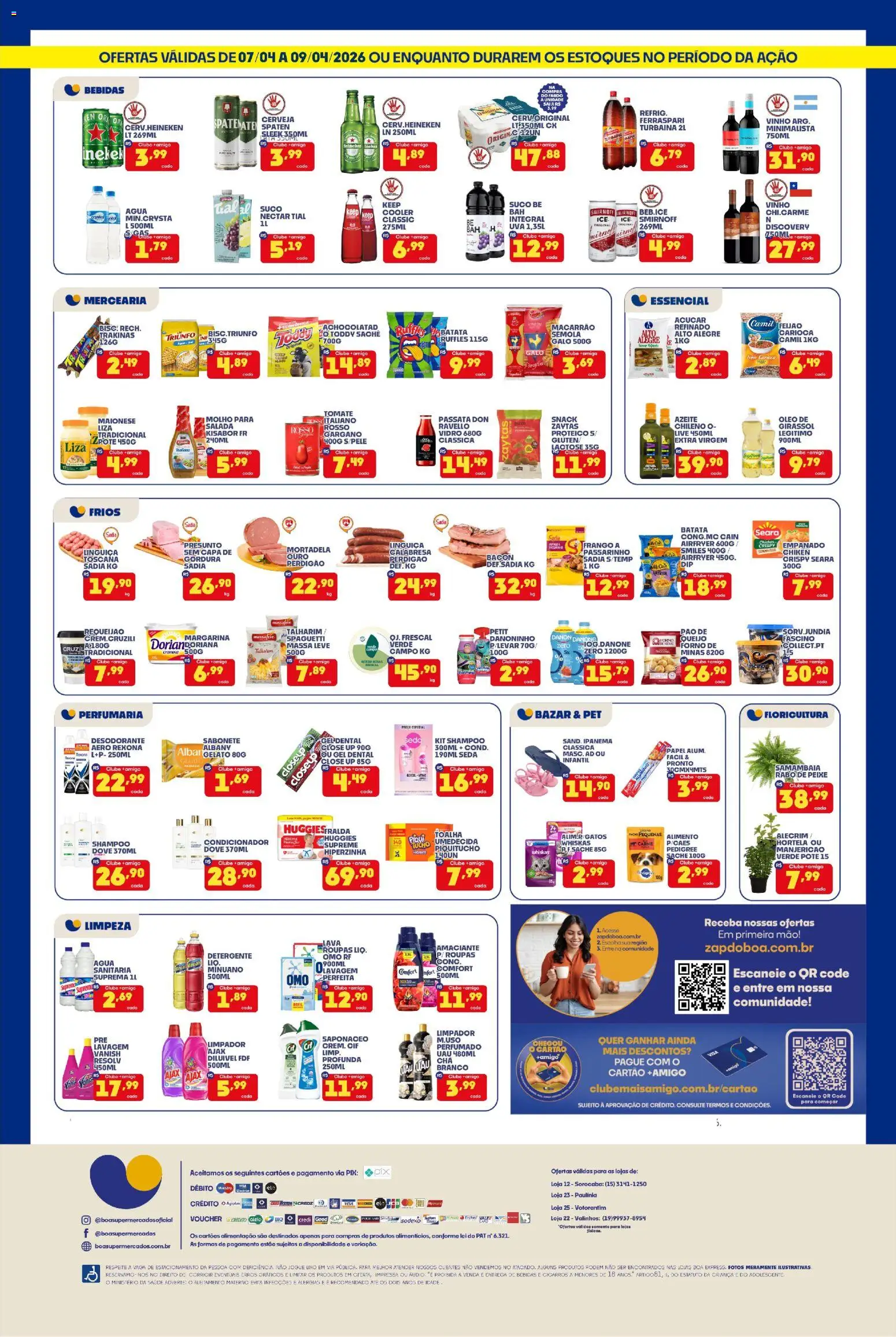 Boa Supermercados Folheto - válido de 07.04.2026 | Página: 2 | Produtos: Suco, Sabonete, Rexona, Saponáceo