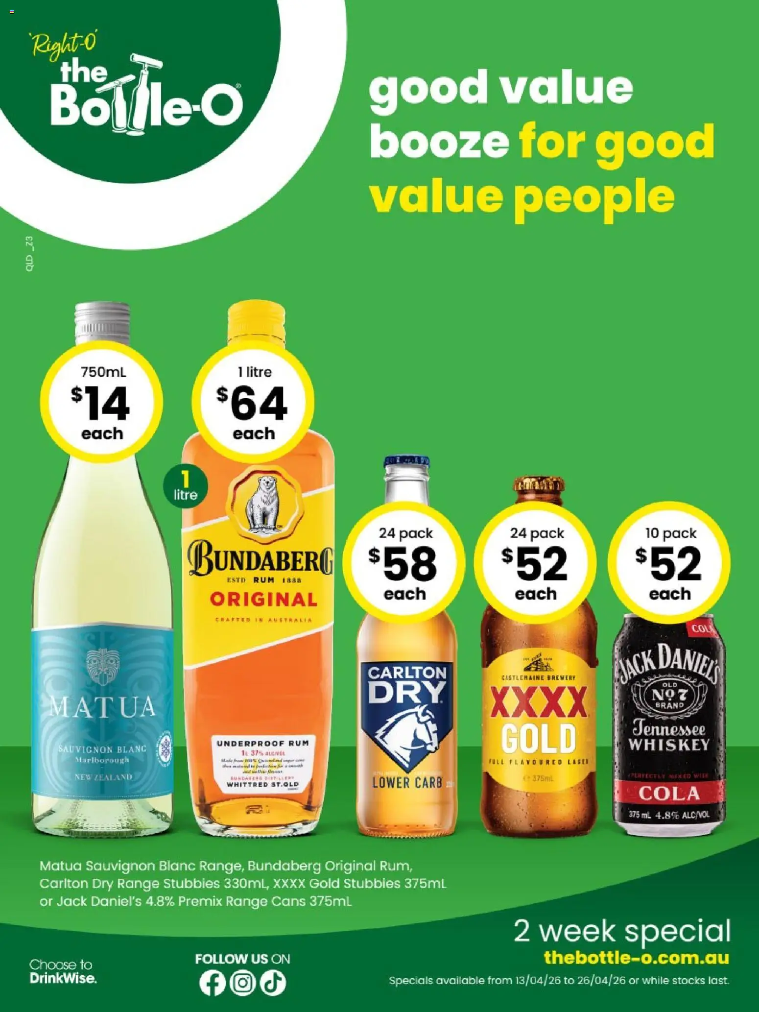 The Bottle-O catalogue - valid from 13.04.2026 | Page: 1