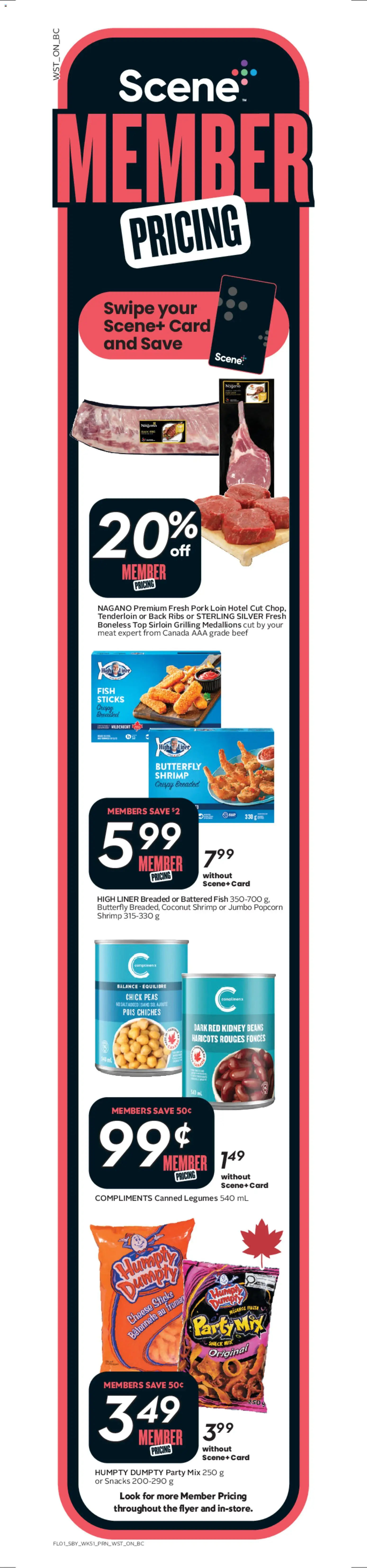 Safeway flyer valid from 16.04.2026 | Page: 2 | Products: Fish, Beef, Cheese, Pork