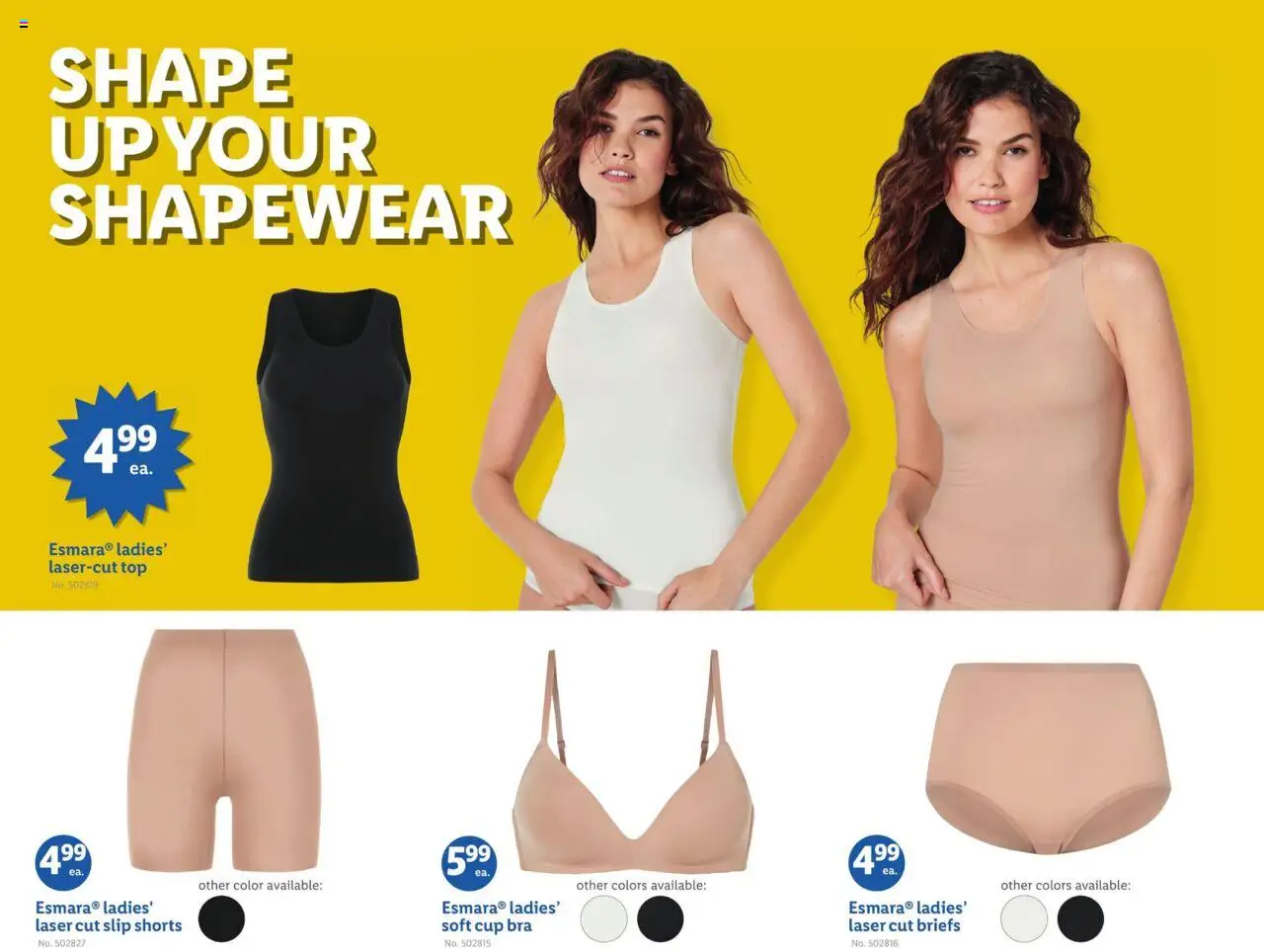 Lidl Weekly Ad - NJ - valid from 06.06.2025 | Page: 7 | Products: Shorts, Bra, Briefs