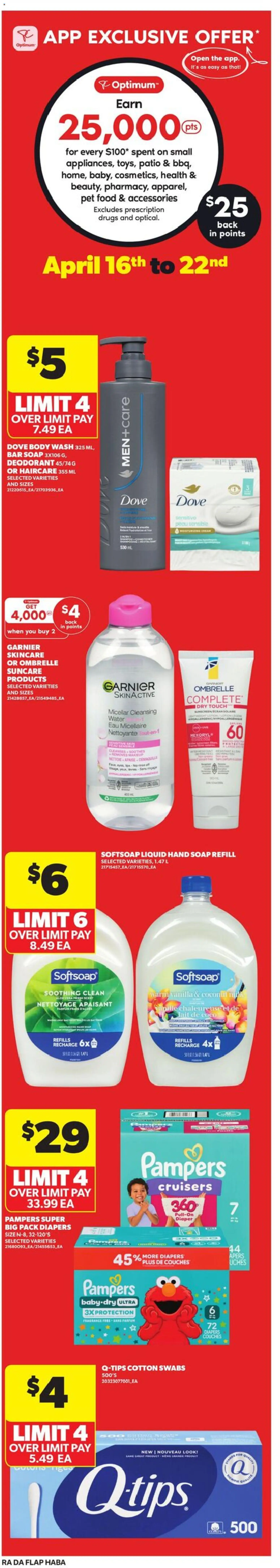 Atlantic Superstore flyer valid from 16.04.2026 | Page: 9 | Products: Soap, Body wash, Deodorant