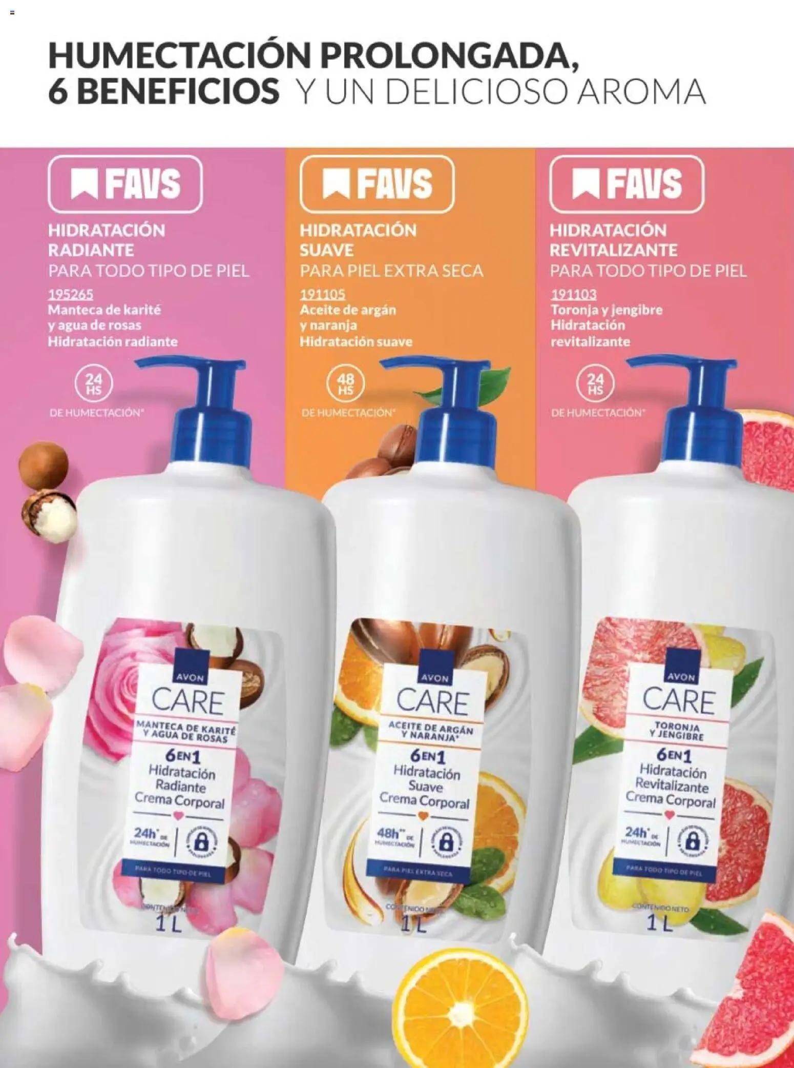 Nuevas ofertas de AVON válidas en toda la República Mexicana desde el 28.11.2025. ¡Encuentra las mejores ofertas en AVON campaña 18 2025! | Página: 176 | Productos: Agua, Toronja, Body, Crema corporal