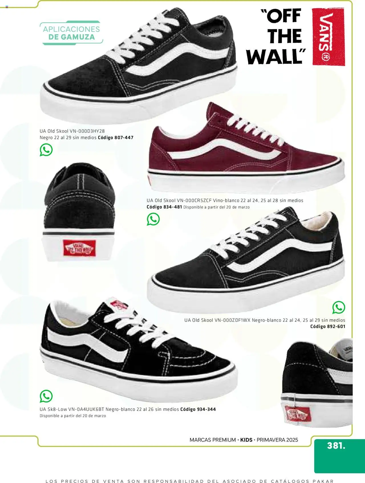 Nuevas ofertas de SC Pakar válidas en toda la República Mexicana desde el 28.02.2025. ¡Encuentra las mejores ofertas en SC Pakar catálogo Premium - Kids! | Página: 381 | Productos: Gamuza