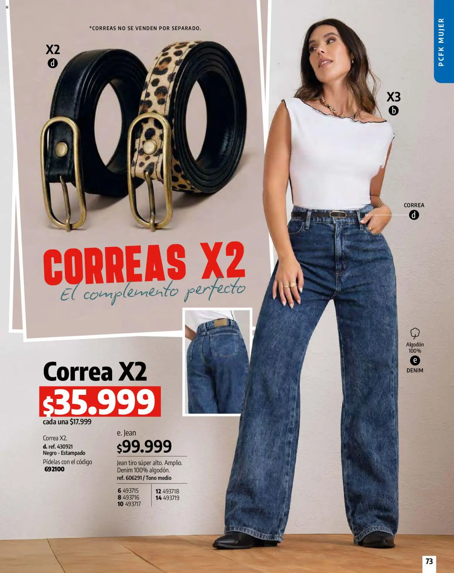 Pacifika revista - valida desde el 01.01.2026 | Página: 73 | Productos: Algodón, Jean