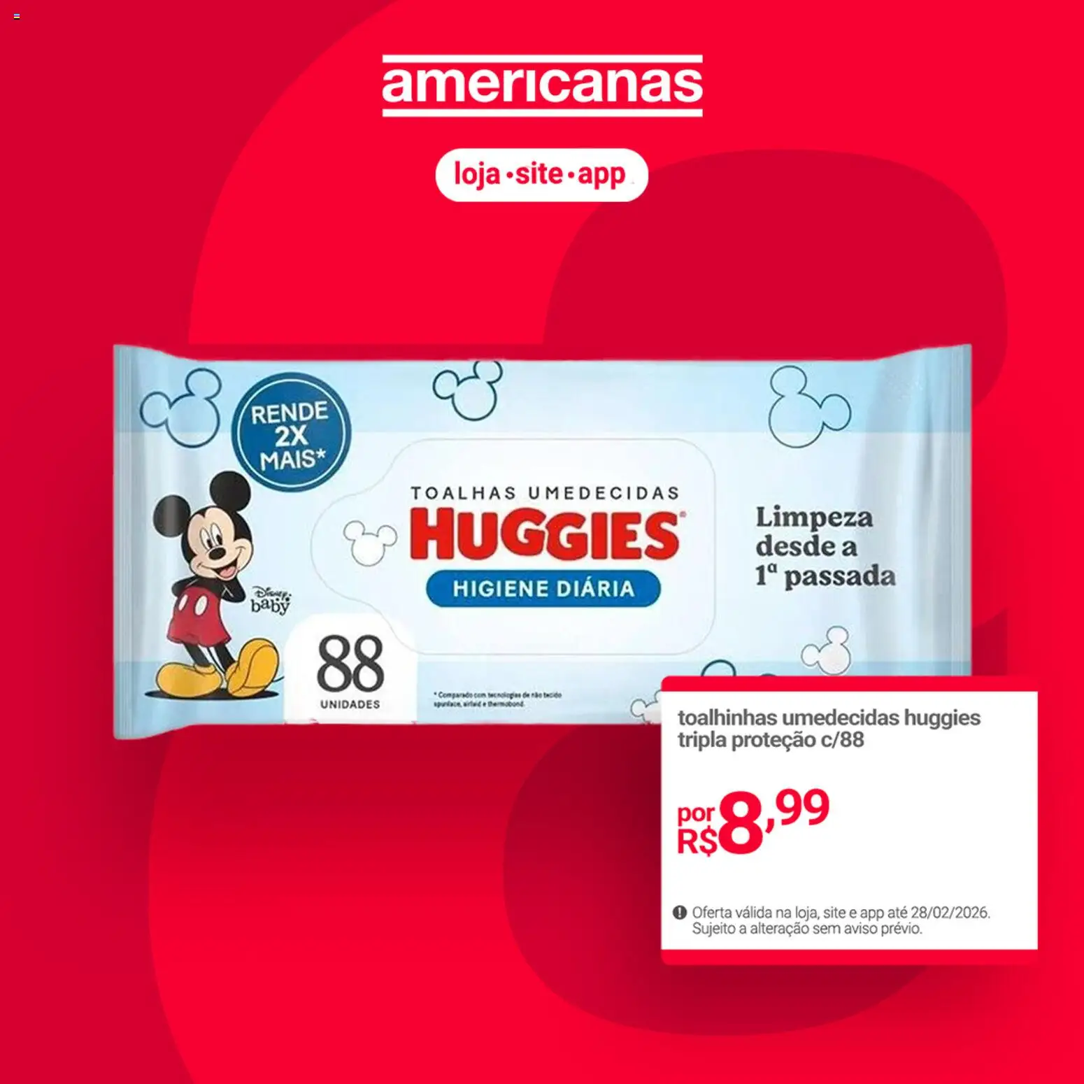 Lojas Americanas Folheto - válido de 24.02.2026 | Página: 2 | Produtos: Tecido