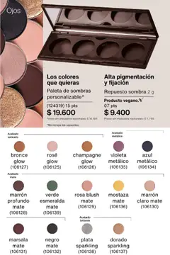 Catálogo Natura Ciclo 13 │ válido desde el 11.09.2025 | Página: 149 | Productos: Mate, Mostaza, Sombra, Paleta