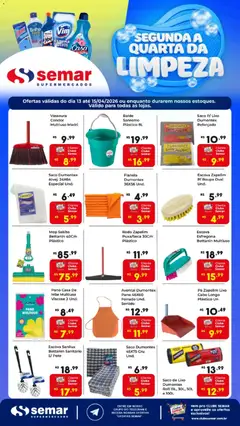 Semar Supermercado ofertas Limpeza - Pré-Visualização do folheto da loja Semar Supermercado, válido de 13.04.2026 | Página: 2