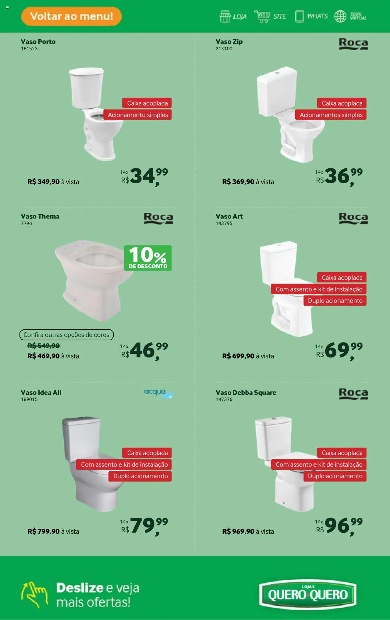 Lojas Quero-Quero Folheto - válido de 16.09.2025 | Página: 8 | Produtos: Caixa, Vaso