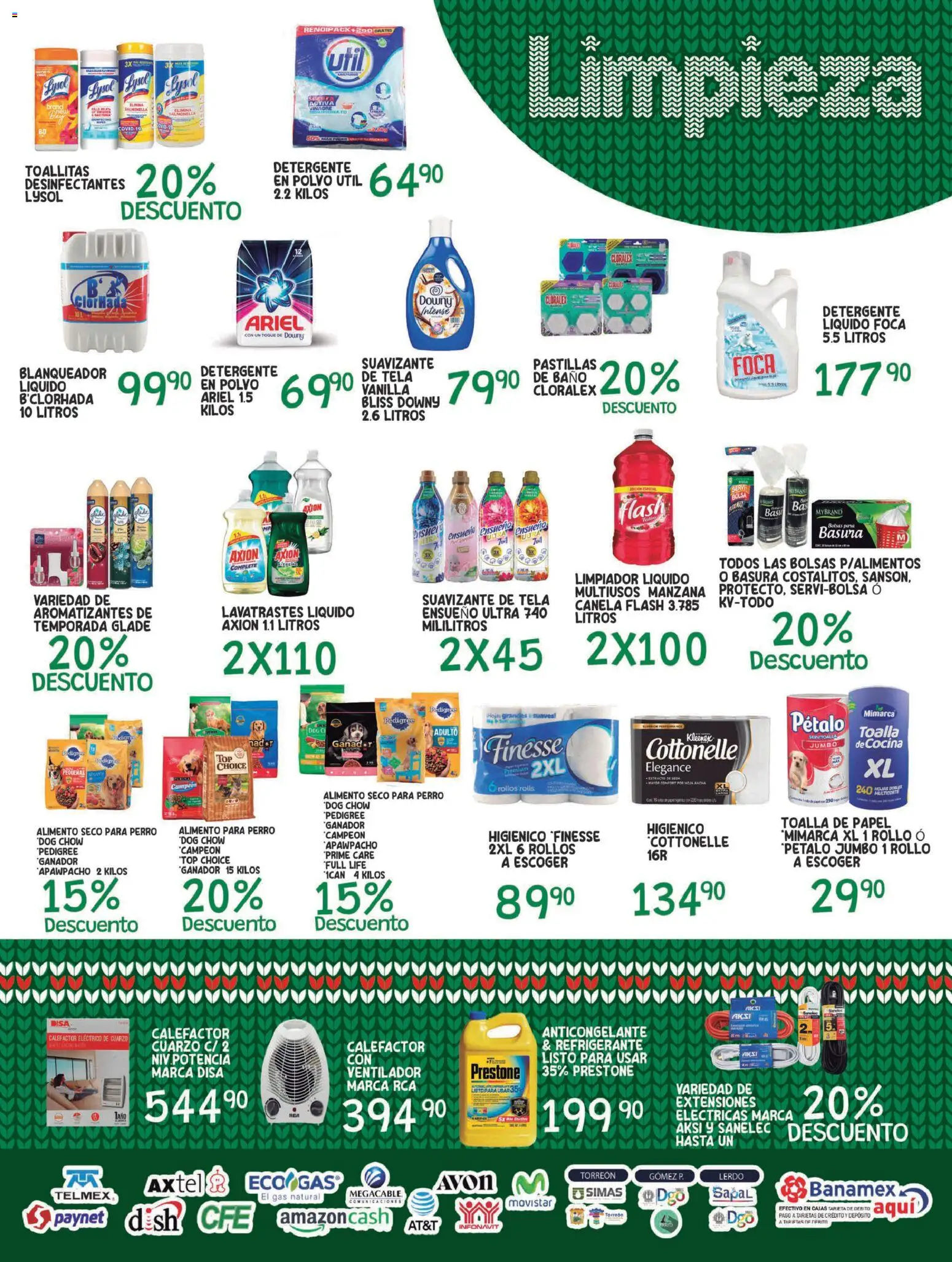 Nuevas ofertas de Alsuper válidas en toda la República Mexicana desde el 09.12.2025. ¡Encuentra las mejores ofertas en Alsuper folleto Laguna! | Página: 5 | Productos: Bolsa, Toalla, Bowl, Polvo