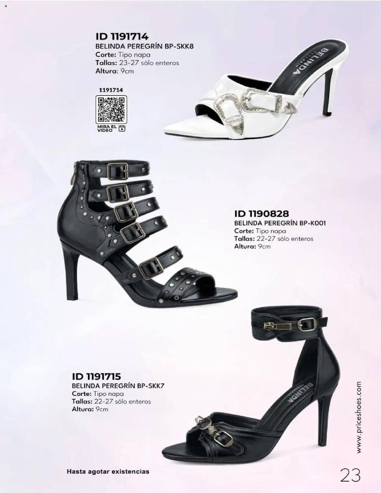 Nuevas ofertas de Price Shoes válidas en toda la República Mexicana desde el 08.12.2025. ¡Encuentra las mejores ofertas en Price Shoes catálogo Belinda! | Página: 23