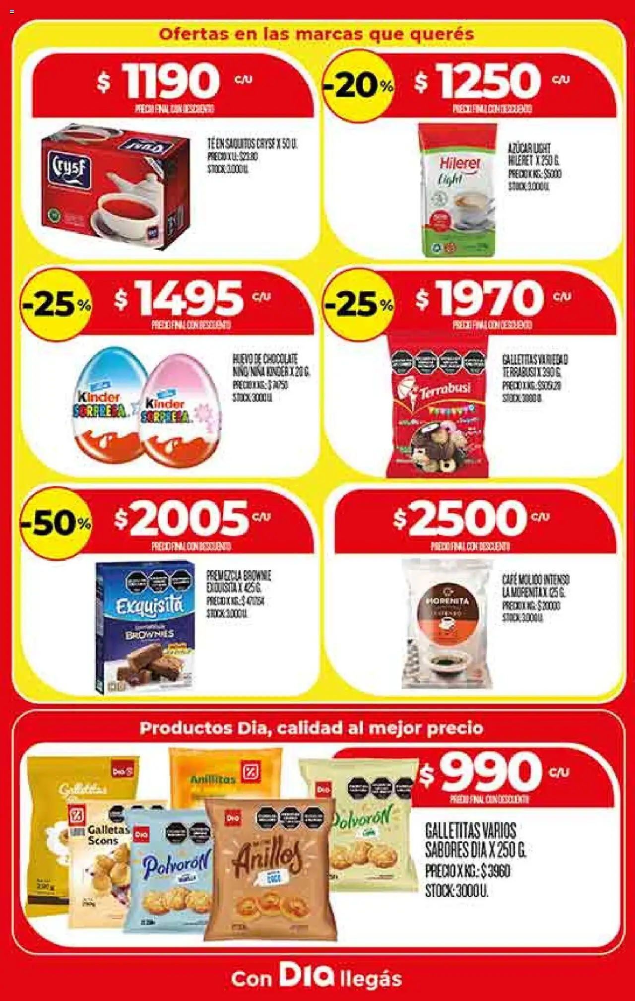 Supermercado DIA Ofertas │ válido desde el 06.08.2025 | Página: 14 | Productos: Galletitas, Azucar, Huevo, Galletas