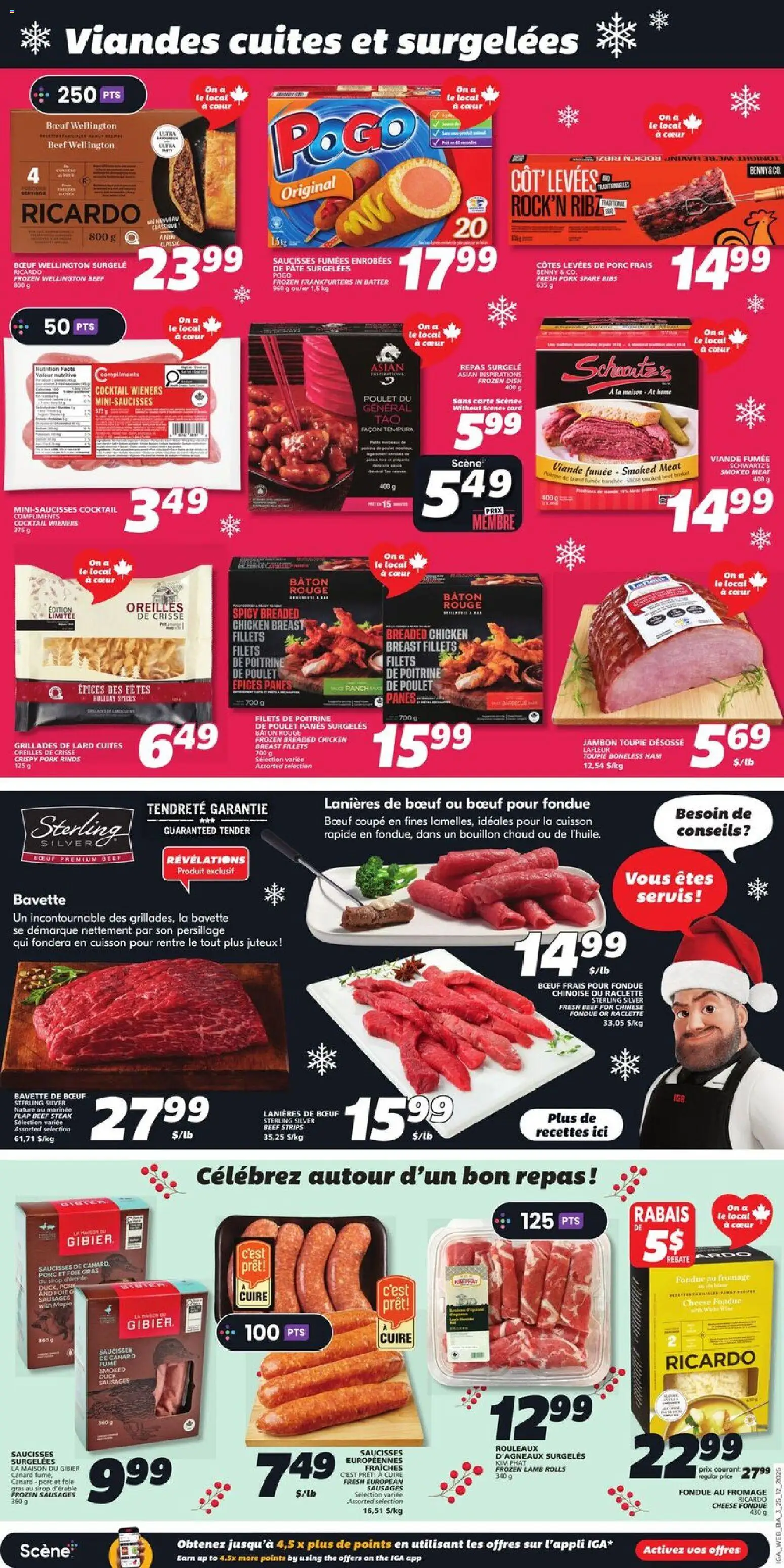 IGA flyer valid from 25.12.2025 | Page: 5 | Products: Beef, Ham, Chicken, Pork