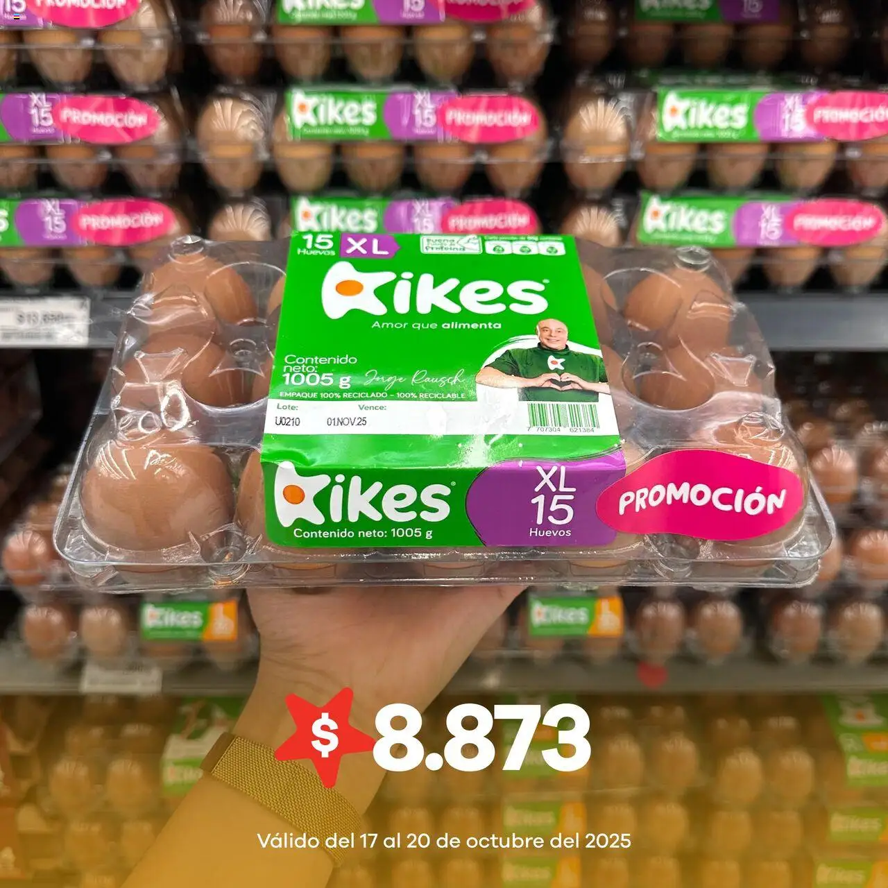 Éxito revista - valida desde el 17.10.2025 | Página: 7 | Productos: Huevos