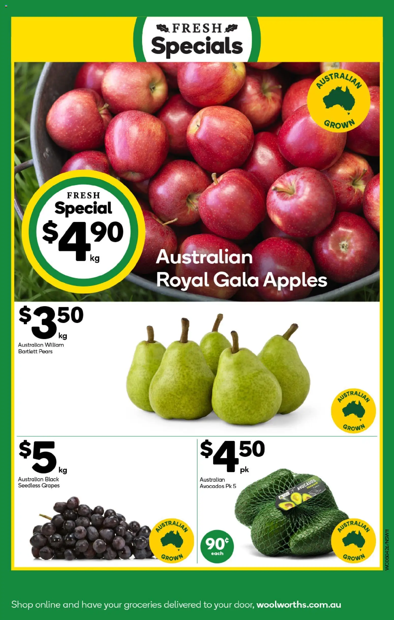 Woolworths catalogue - valid from 08.04.2026 | Page: 11 | Products: Apples, Grapes